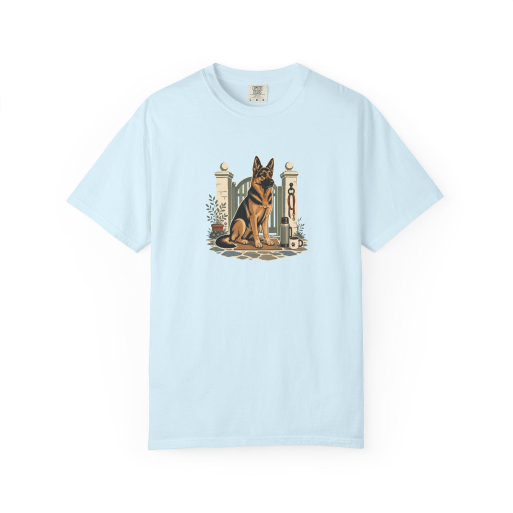 German Shepherd Dog Watch Post T-Shirt | GSD Lover Tee