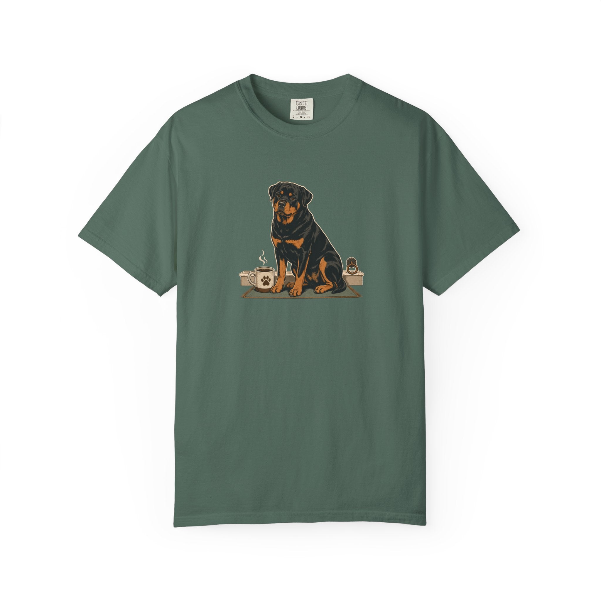 Rottweiler Heavy Roast Guardian Blend T-Shirt | Rottie Coffee Tee