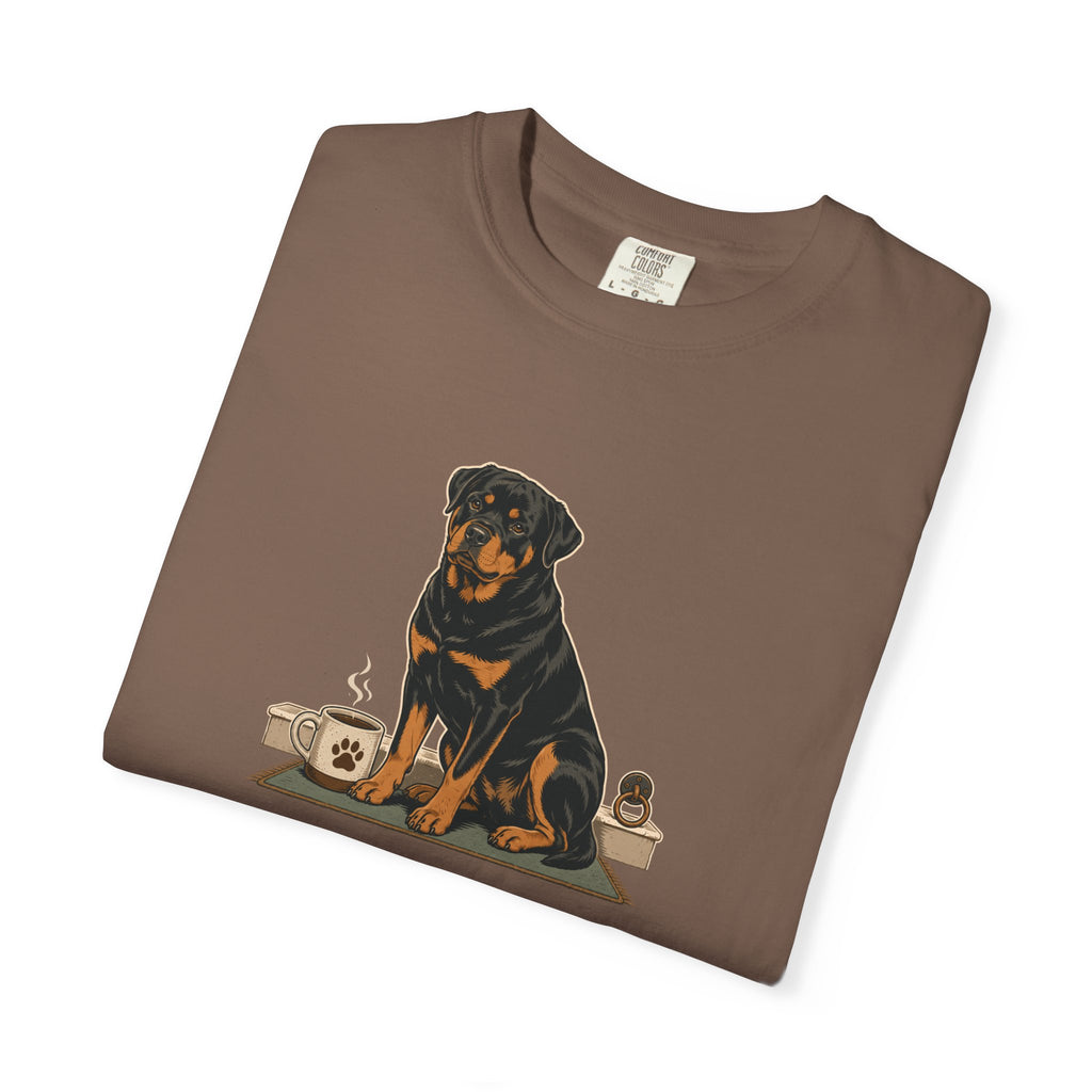 Rottweiler Heavy Roast Guardian Blend T-Shirt | Rottie Coffee Tee