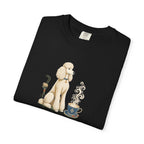 Poodle Foam Trim Cappuccino T-Shirt | Cute Poodle Coffee Tee