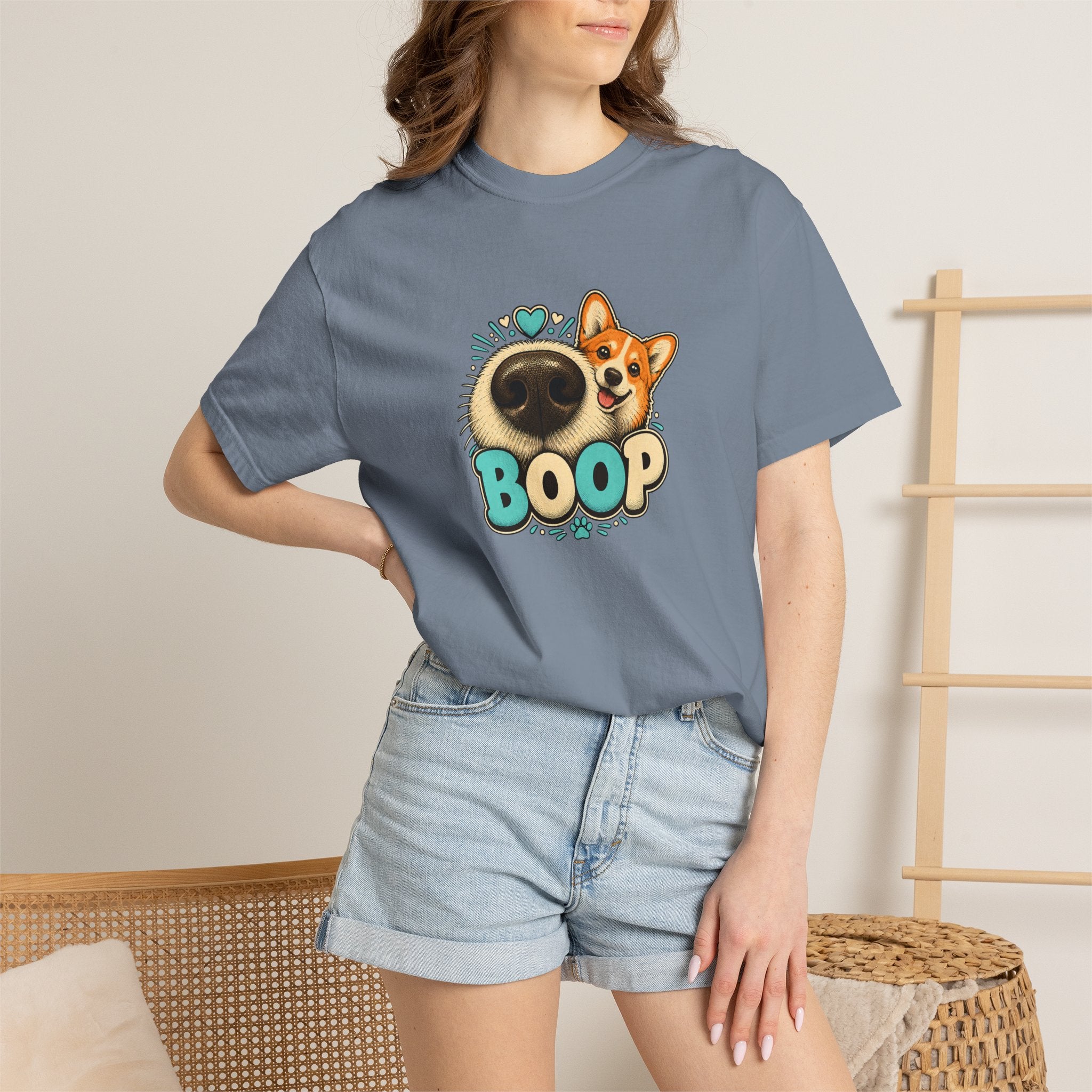 Boop Corgi T-Shirt | Cute Corgi Lover Graphic Tee
