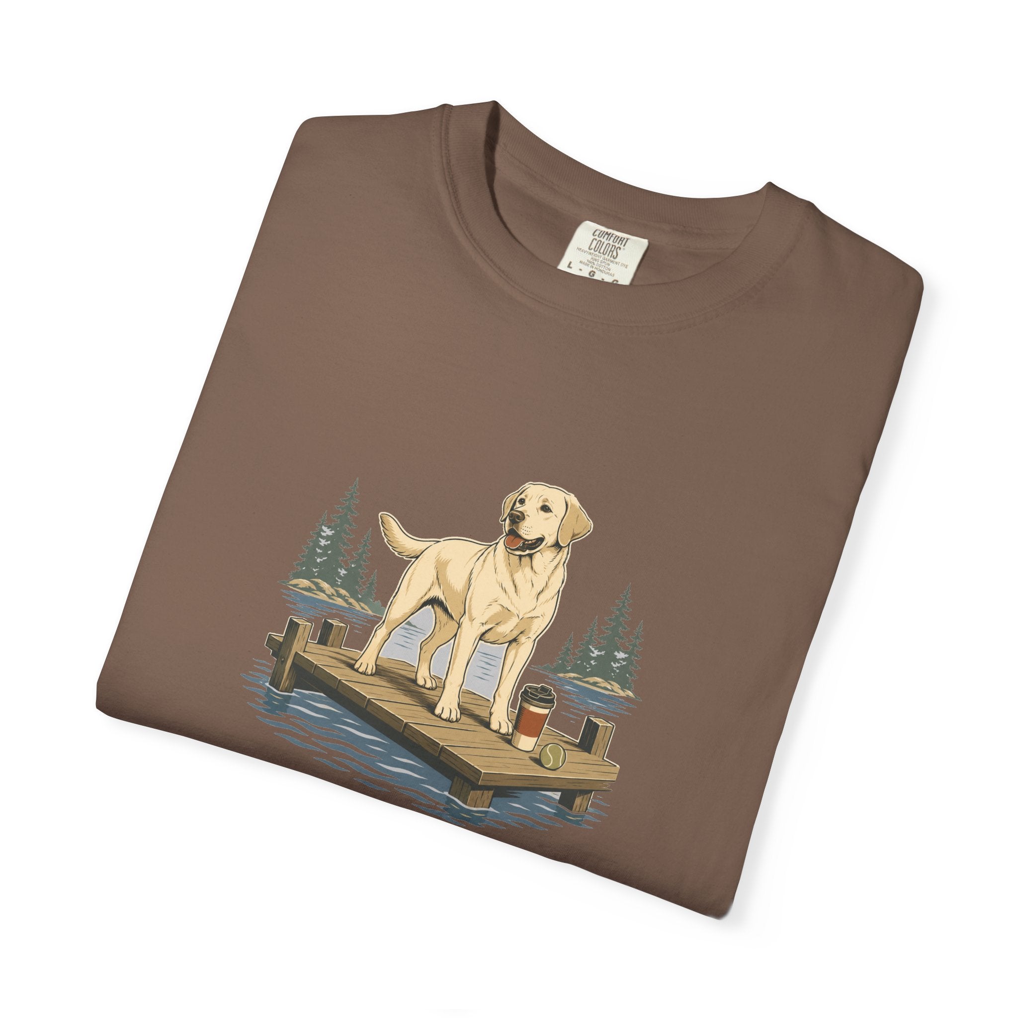 Labrador Retriever Lake Run T-Shirt | Lab Dog Lover Tee
