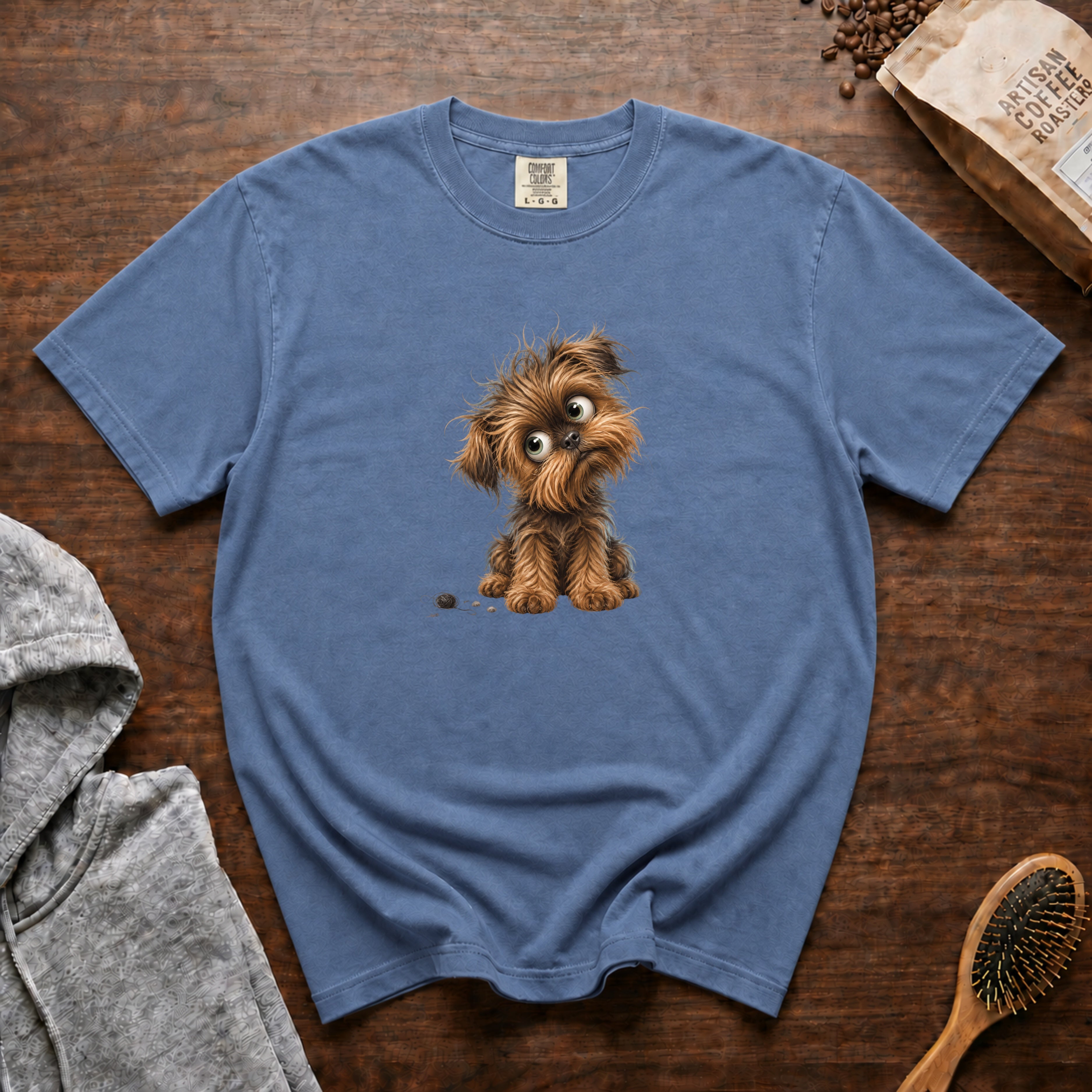 Affenpinscher Attitude T-Shirt — Blue Jean