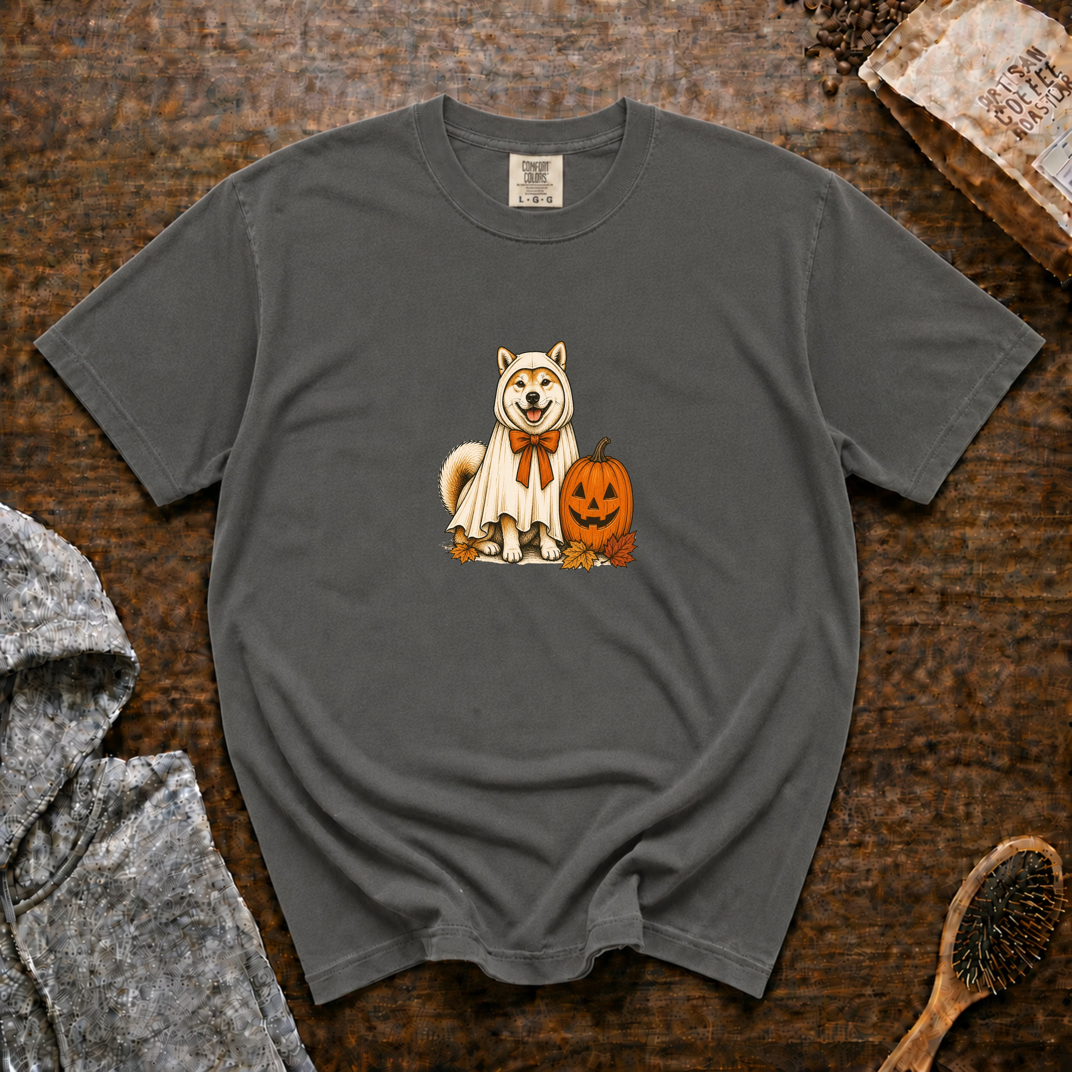 Akita Halloween T-Shirt — Pepper