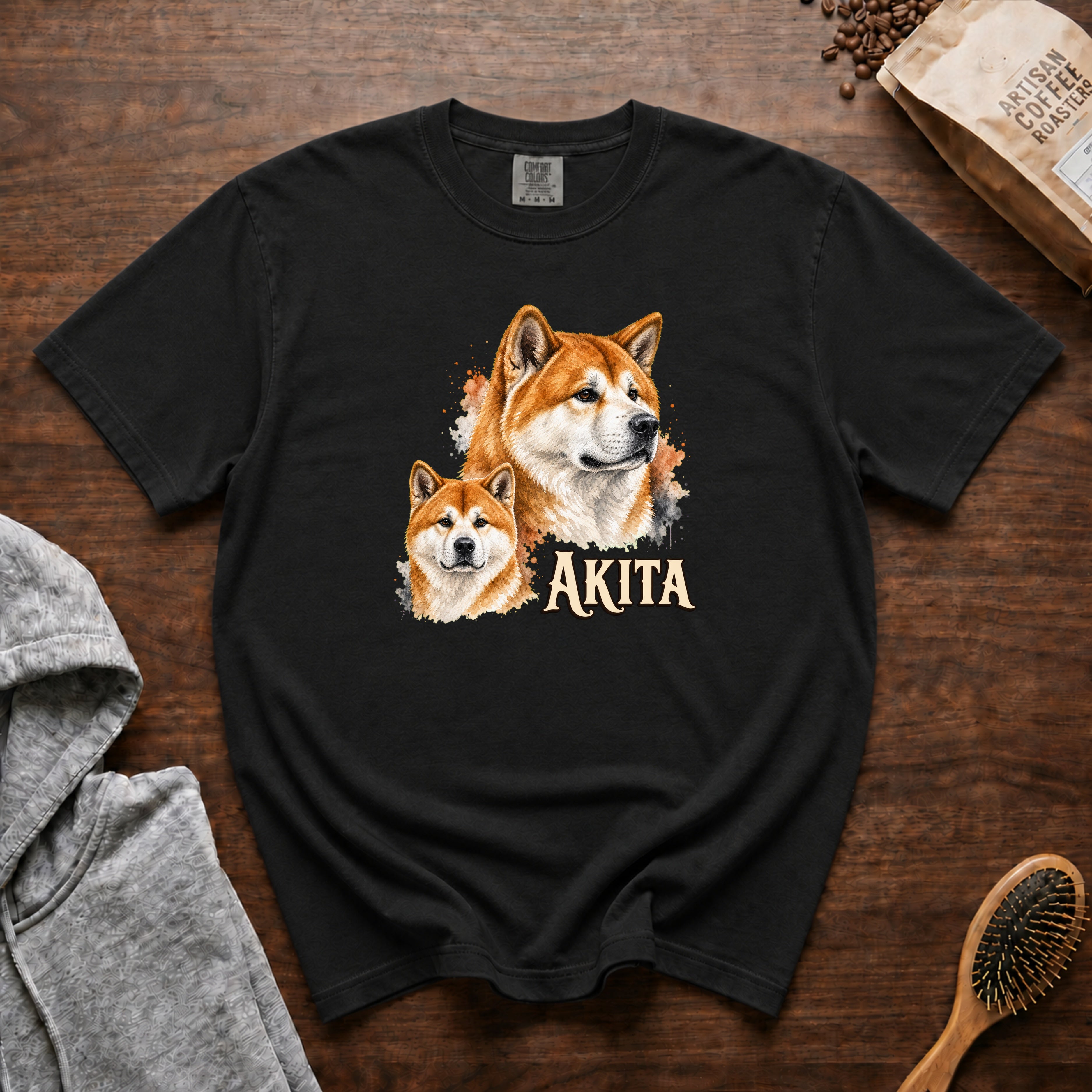 Akita T-Shirt — Black