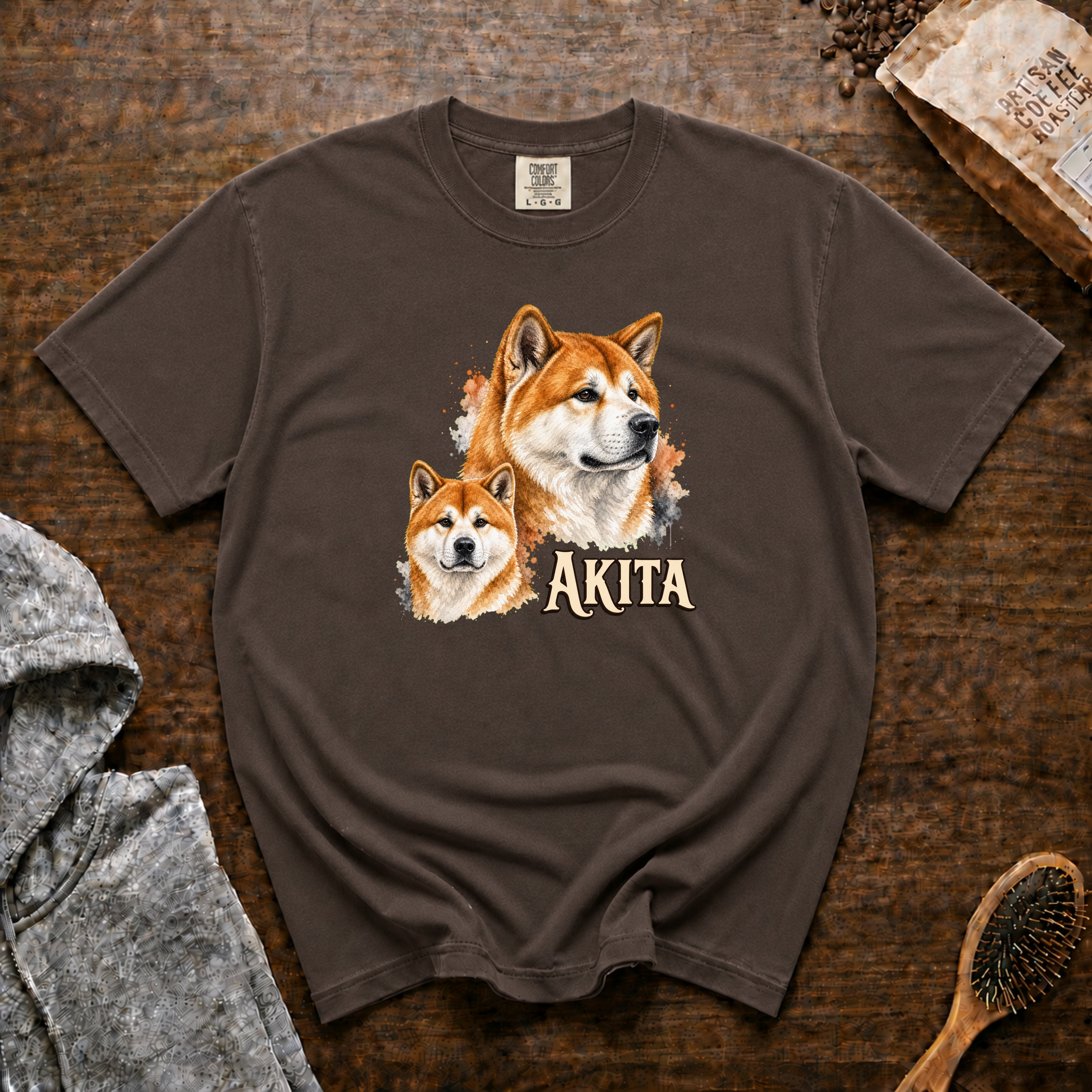 Akita T-Shirt — Espresso