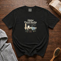 Alpine Porch Mocha T-Shirt — Black