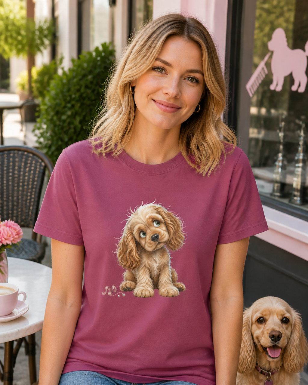American Cocker Spaniel T-Shirt | American Cocker Spaniel Dog Lover Tee