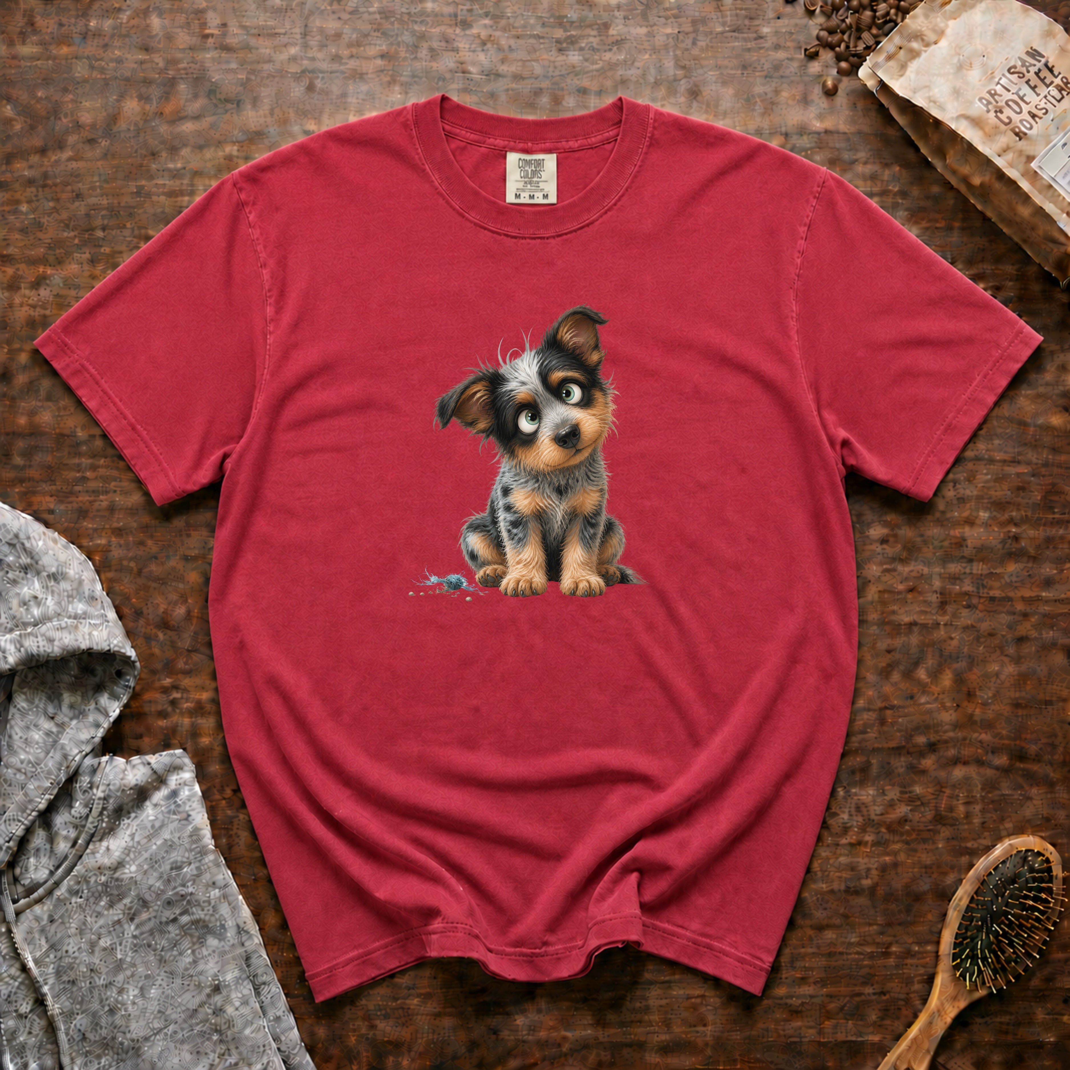 Australian Cattle Dog T-Shirt — Crimson