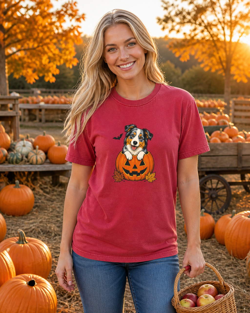 Australian Shepherd Halloween T-Shirt