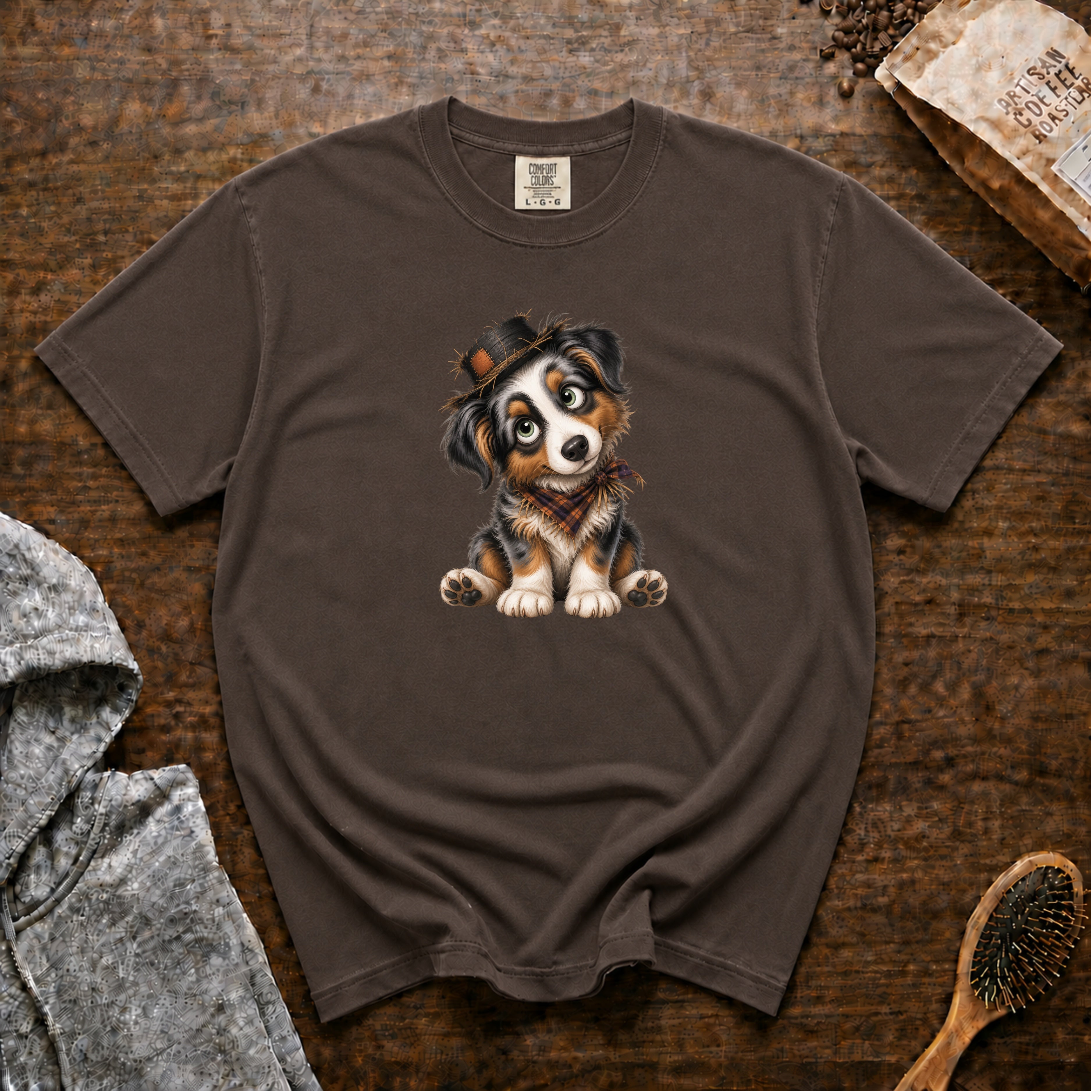 Australian Shepherd T-Shirt — Espresso
