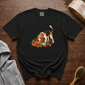 Autumn Beagle T-Shirt — Black