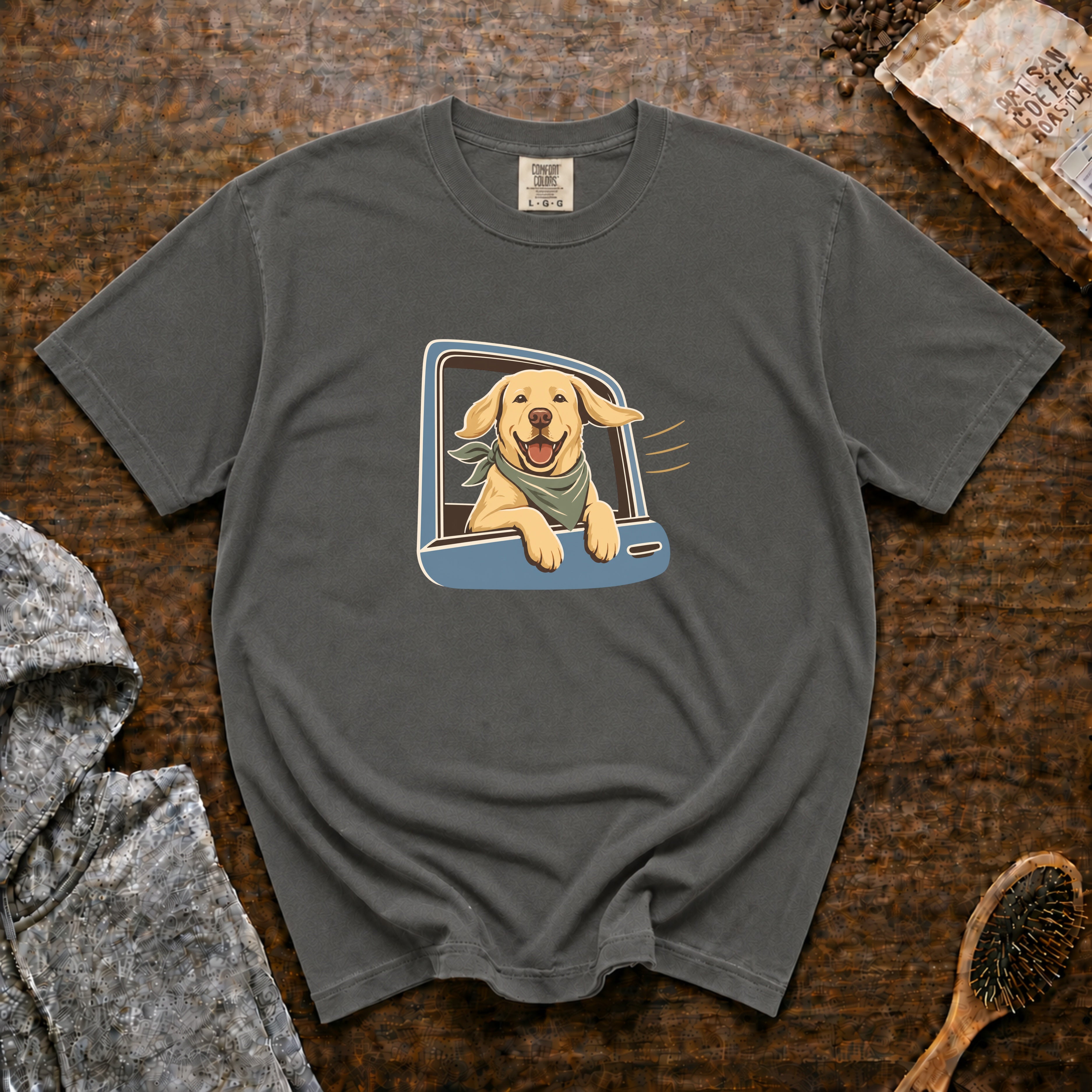 Backseat Copilot T-Shirt — Pepper
