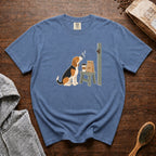 Bakery Door Beagle T-Shirt — Blue Jean