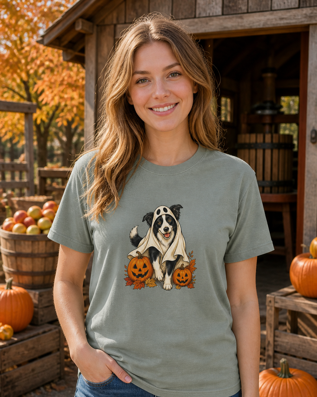 Border Collie Halloween T-Shirt
