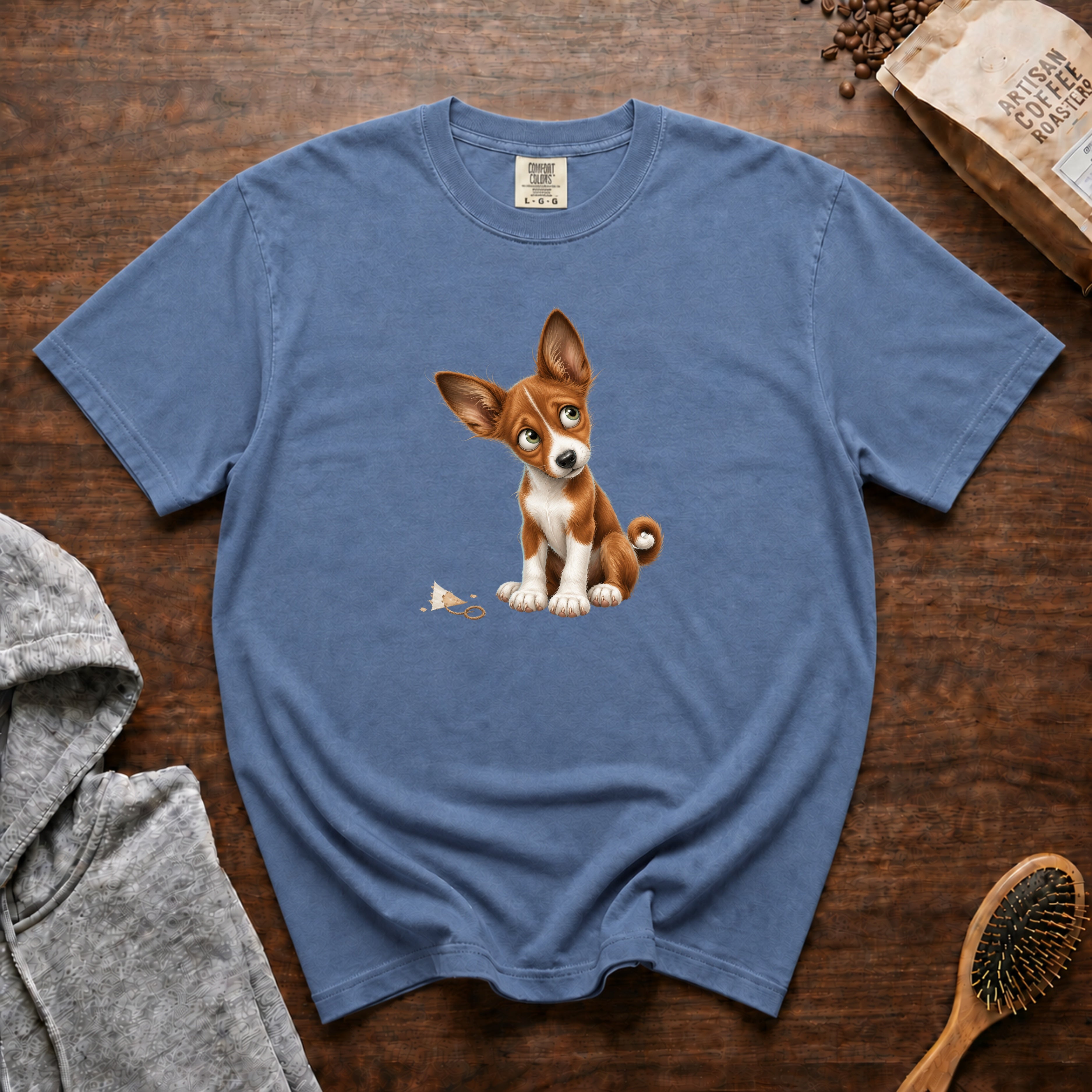 Basenji T-Shirt — Blue Jean