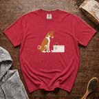 Basenji T-Shirt — Crimson