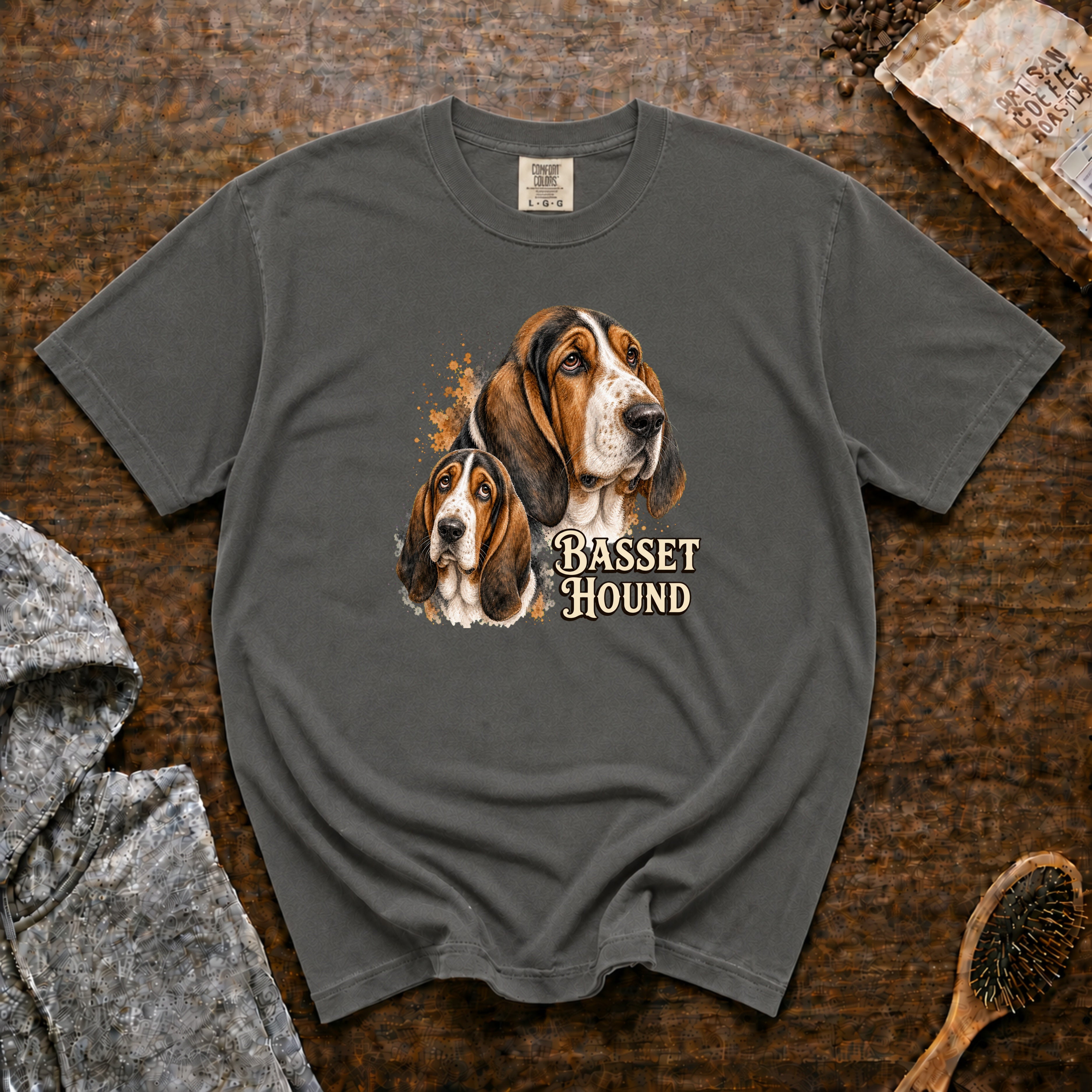 Basset Hound T-Shirt — Pepper