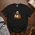 Bassett Hound Halloween T-Shirt — Black