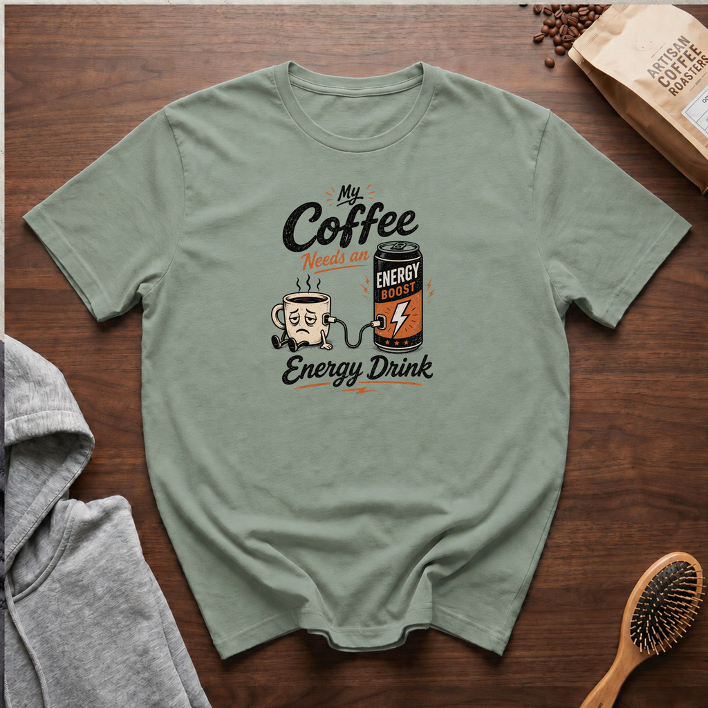 My Coffee Needs an Energy Drink T-Shirt