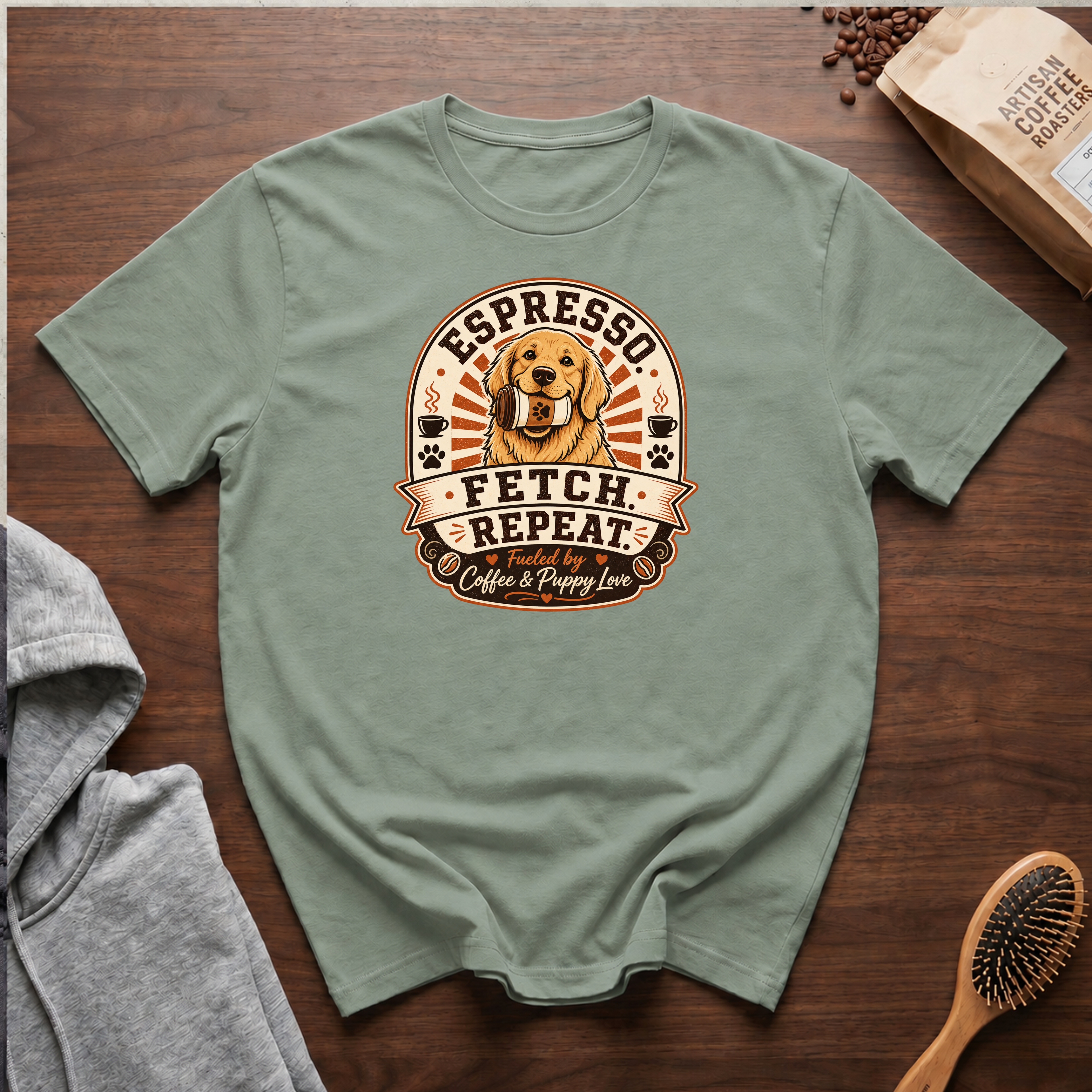 Espresso Fetch Retreat T-Shirt