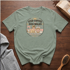 Iced Coffee and Dog Walks T-Shirt