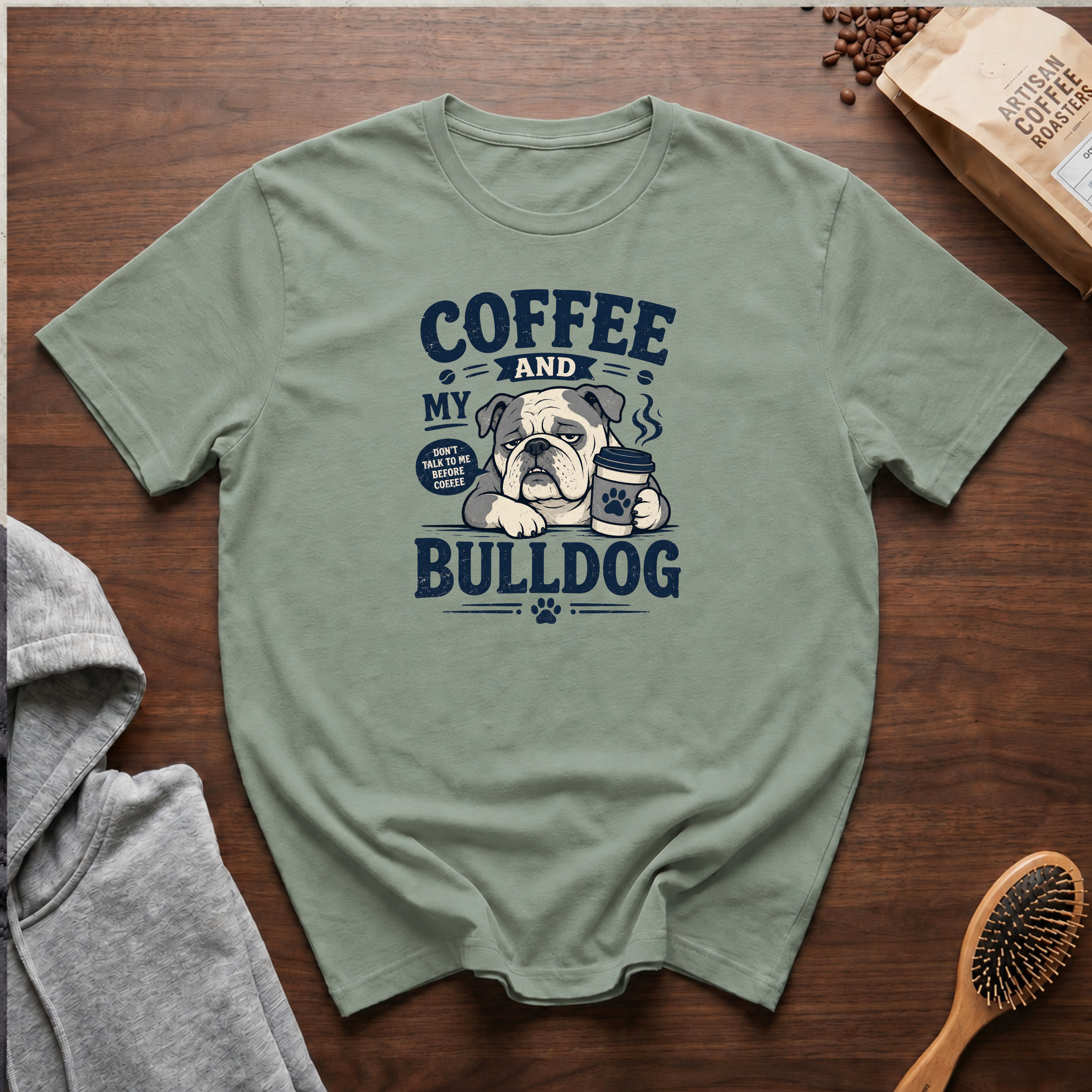 Coffee and My Bulldog T-Shirt