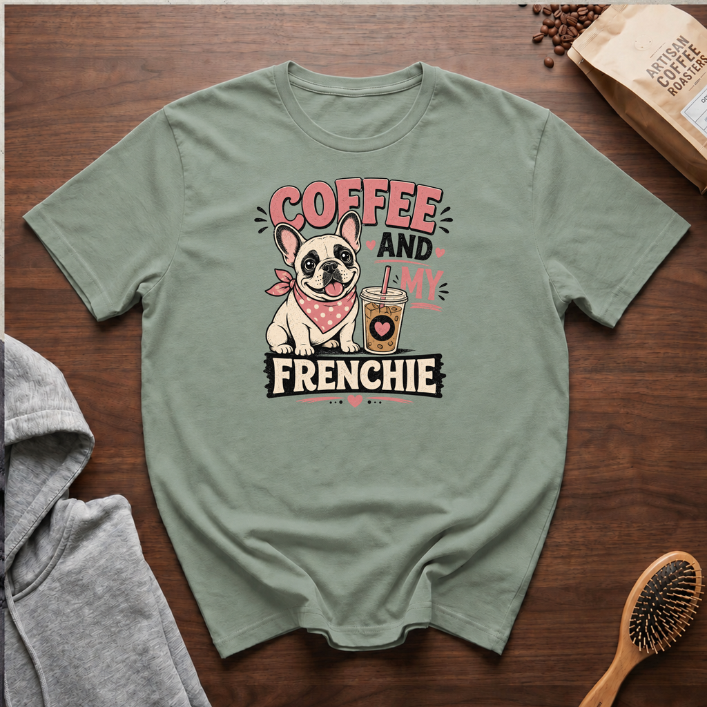 Coffee and My Frenchie T-Shirt