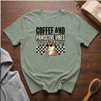 Coffee and Pawsitive Vibes T-Shirt