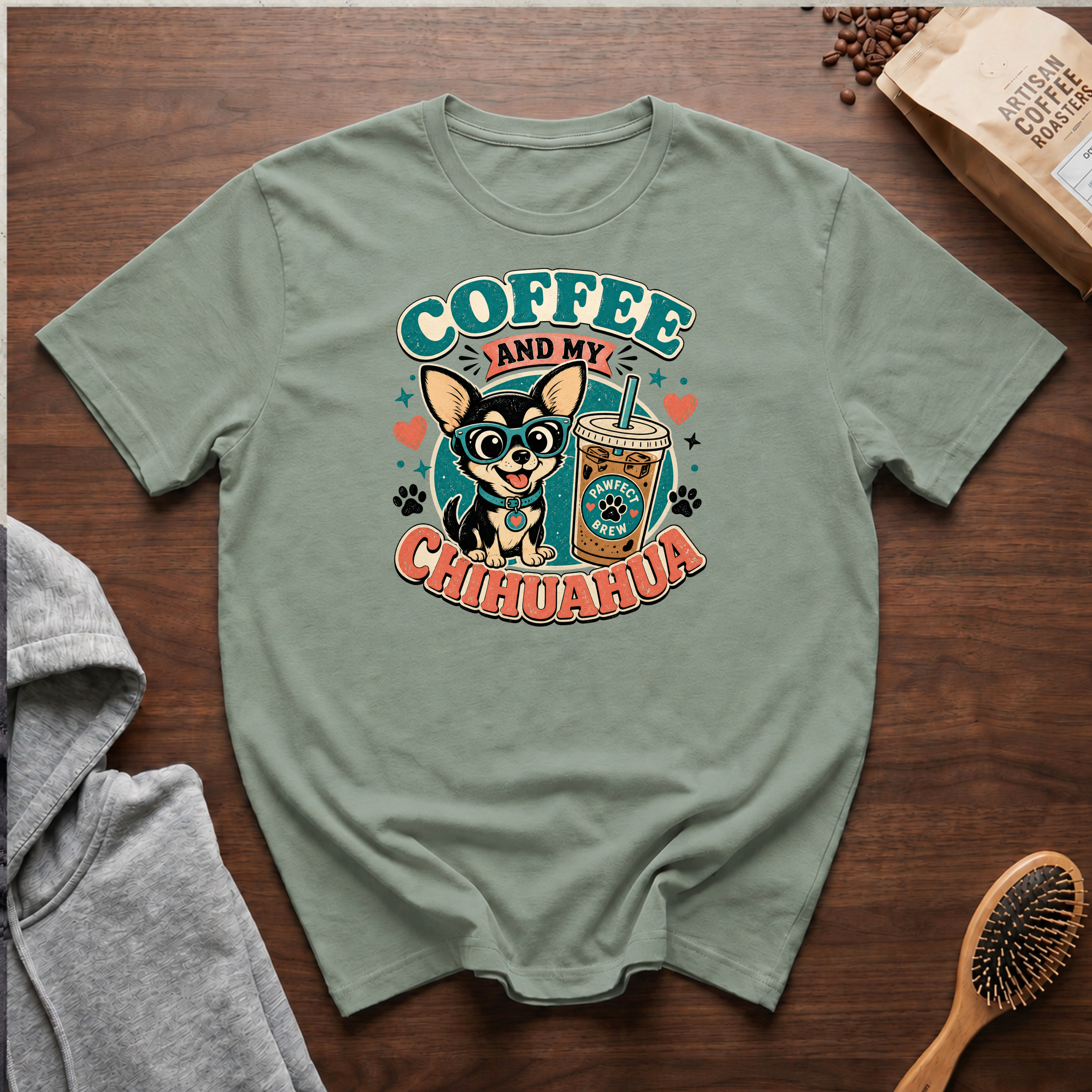 Coffee and My Chihuahua T-Shirt