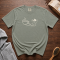 Coffee Leash Trail T-Shirt | Dog Walking Coffee Lover Tee