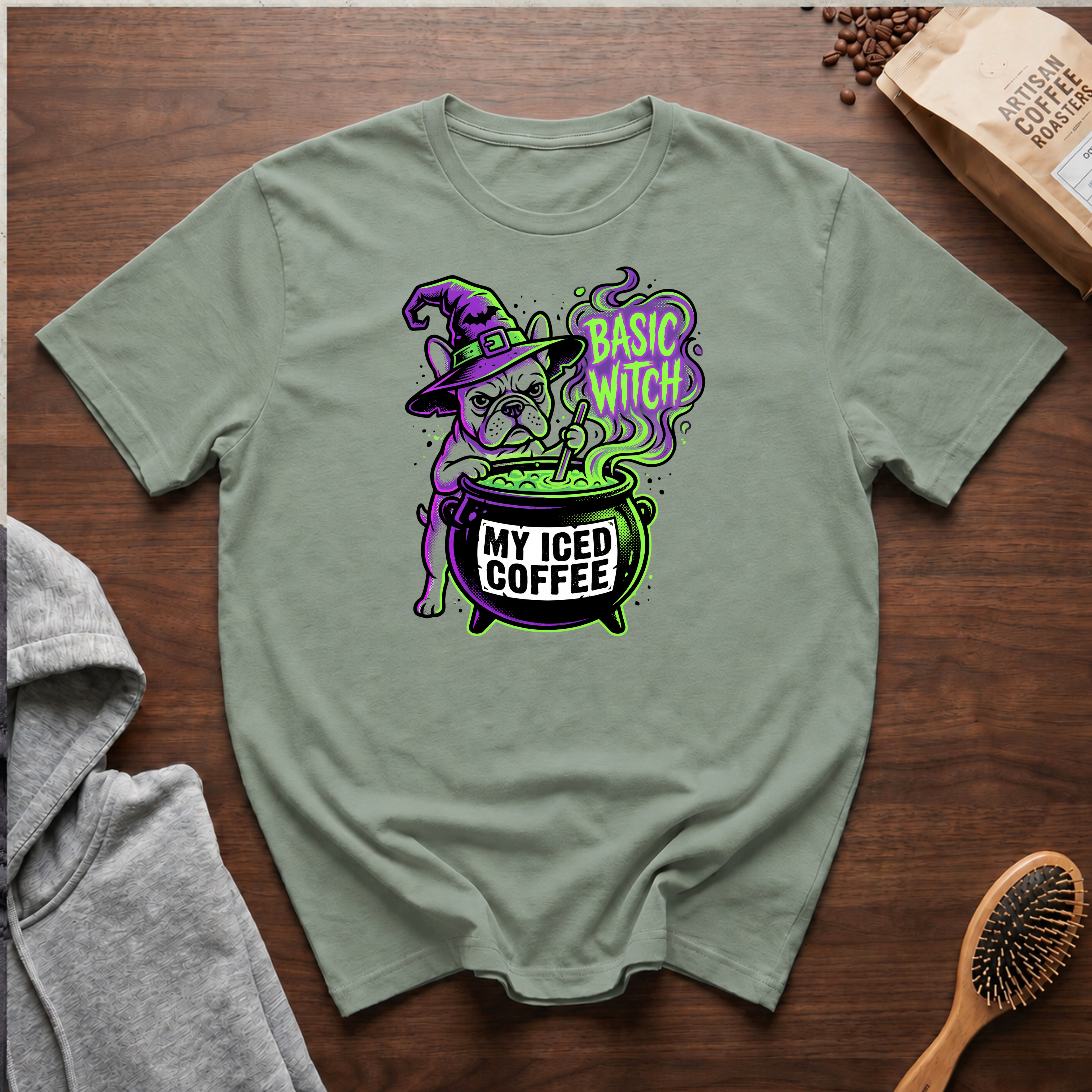 Basic Witch French Bulldog T-Shirt