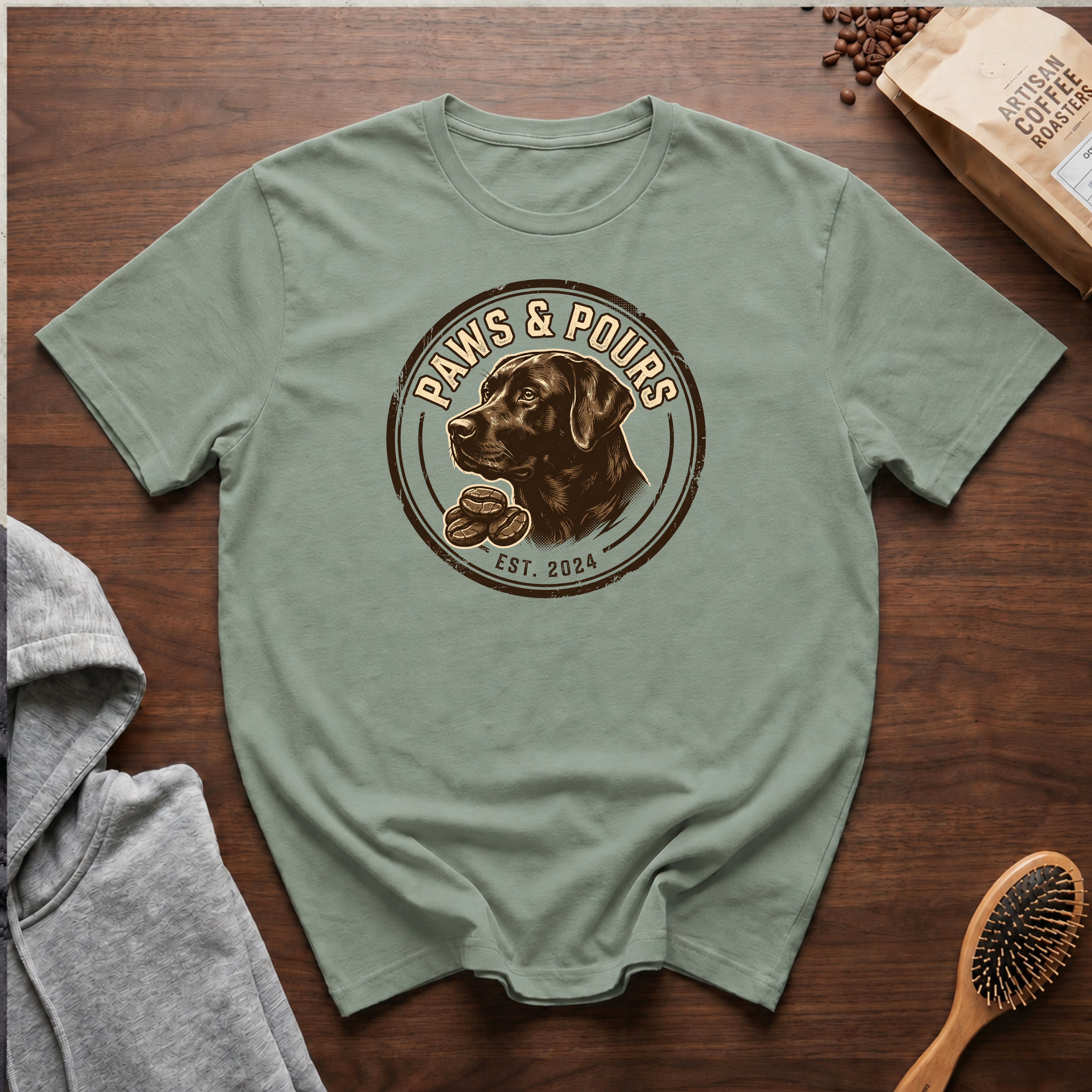 Paws and Pours T-Shirt