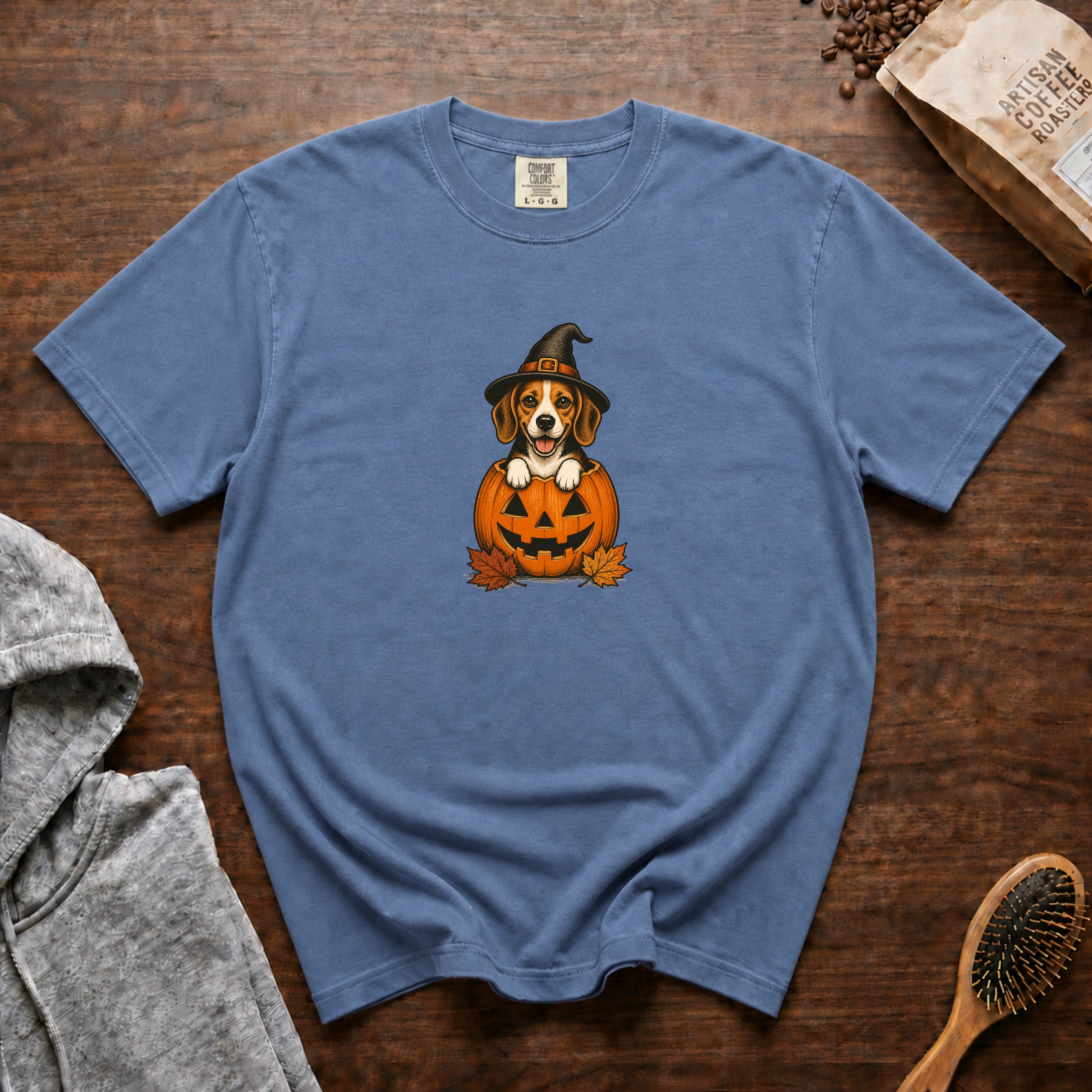 Beagle Halloween T-Shirt — Blue Jean