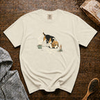 Beagle Sniff Trail House Blend T-Shirt — Ivory