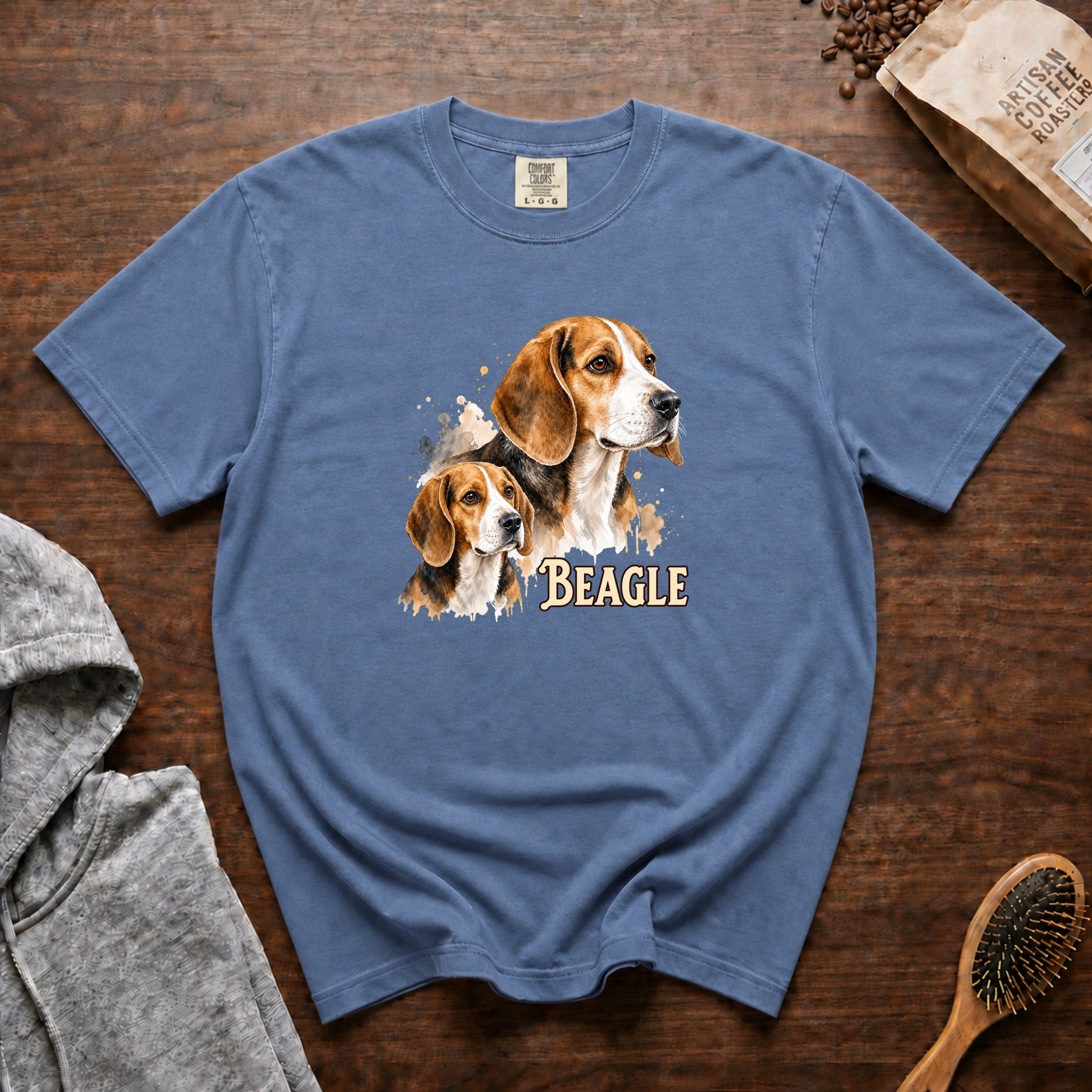 Beagle T-Shirt — Blue Jean
