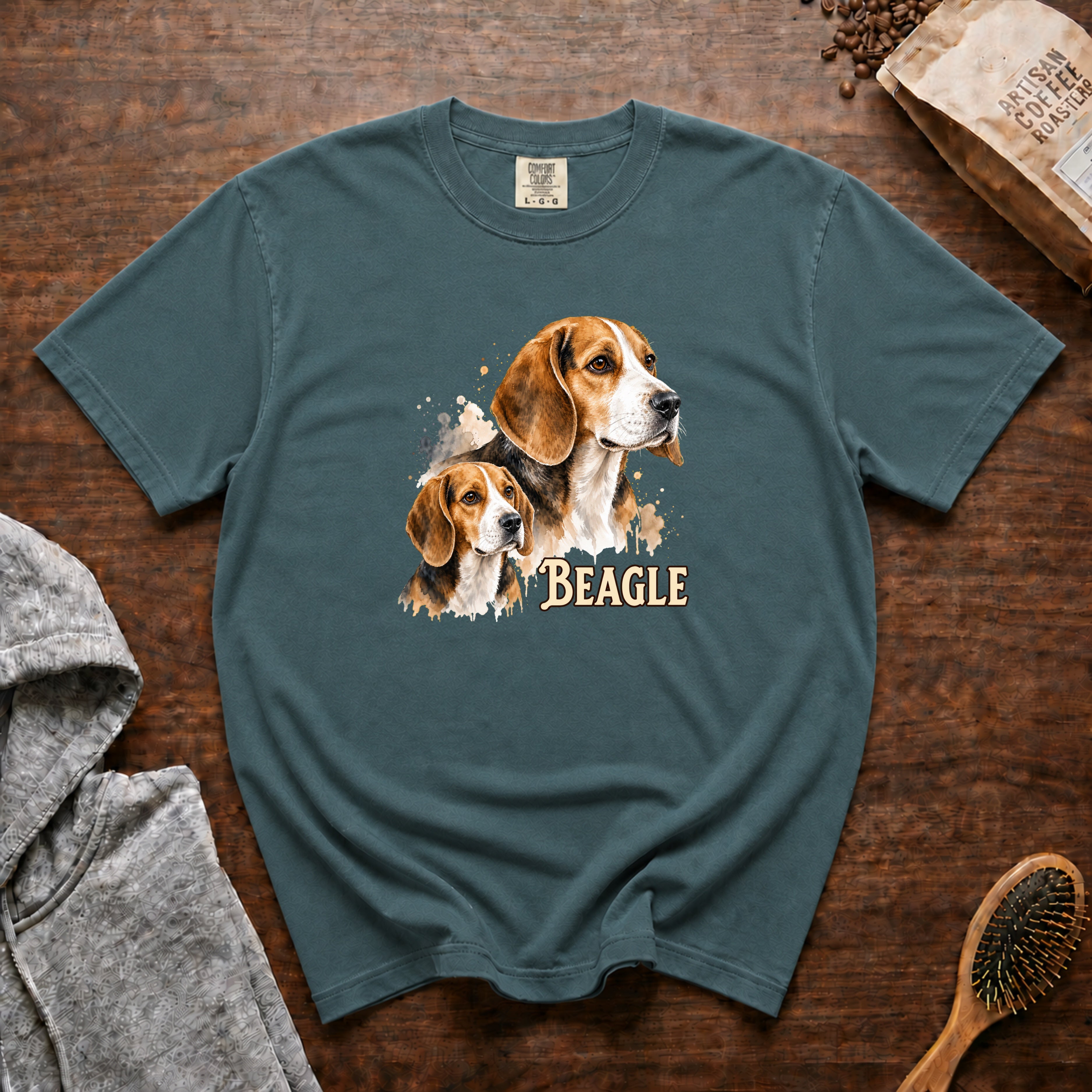 Beagle T-Shirt — Blue Spruce