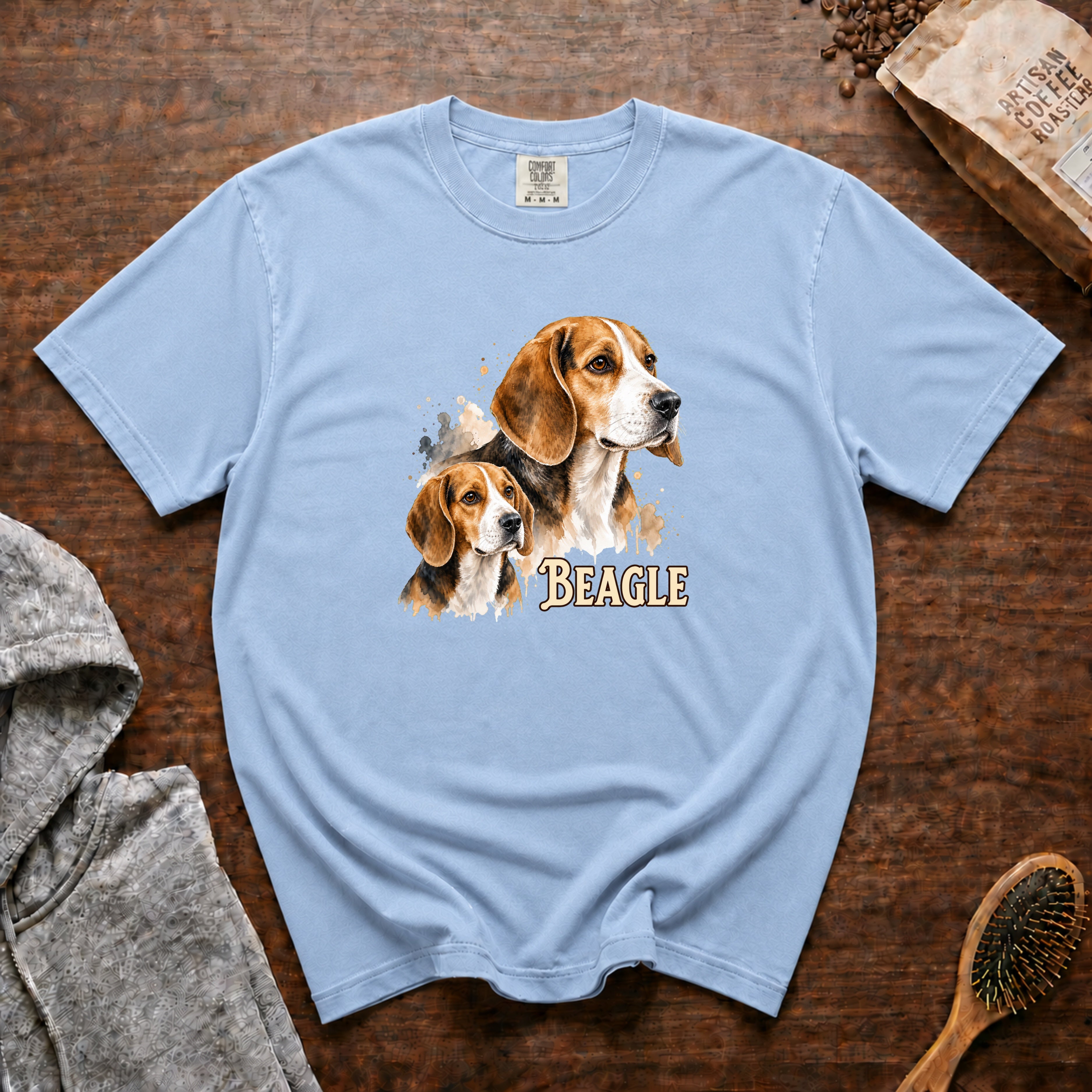 Beagle T-Shirt — Chambray