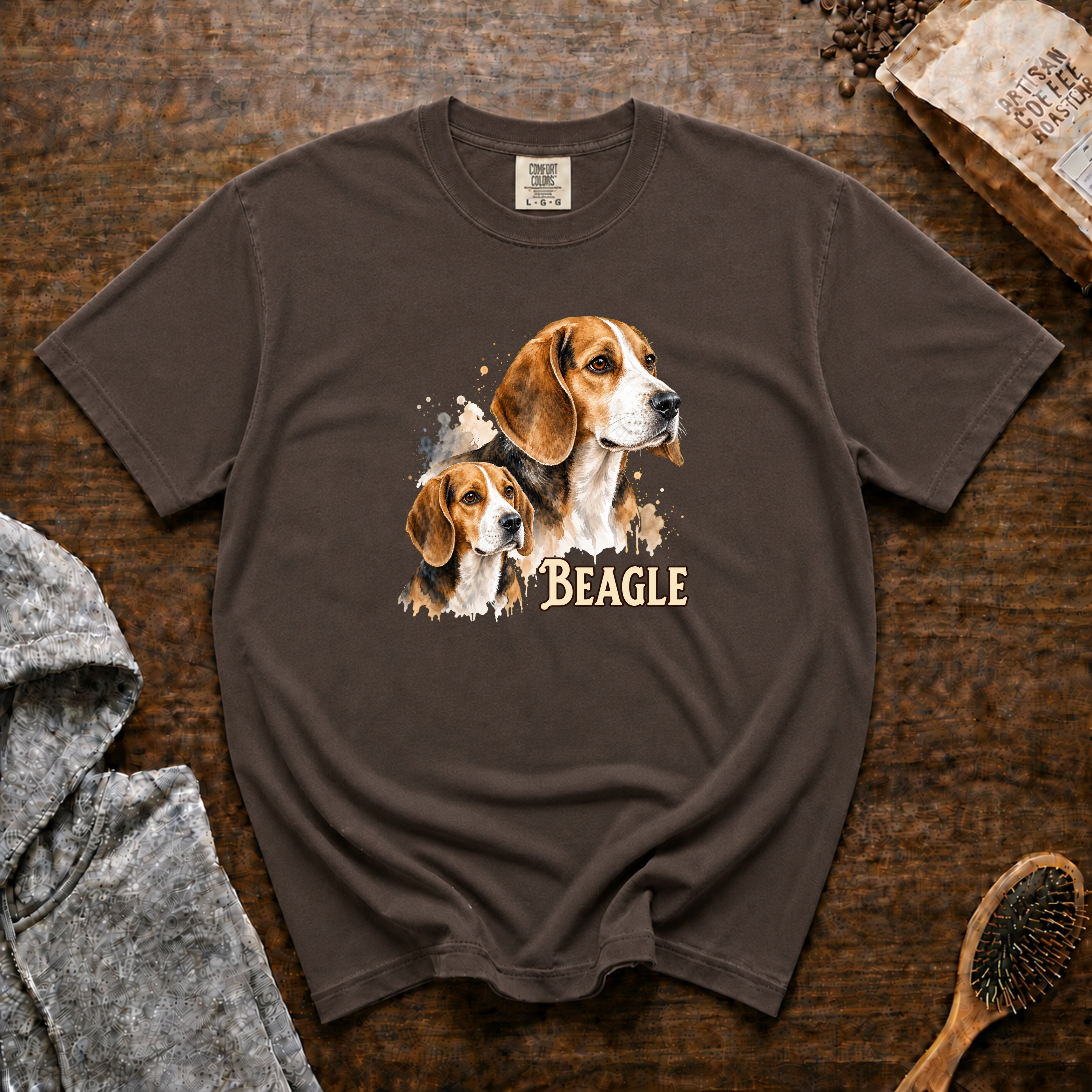 Beagle T-Shirt — Espresso