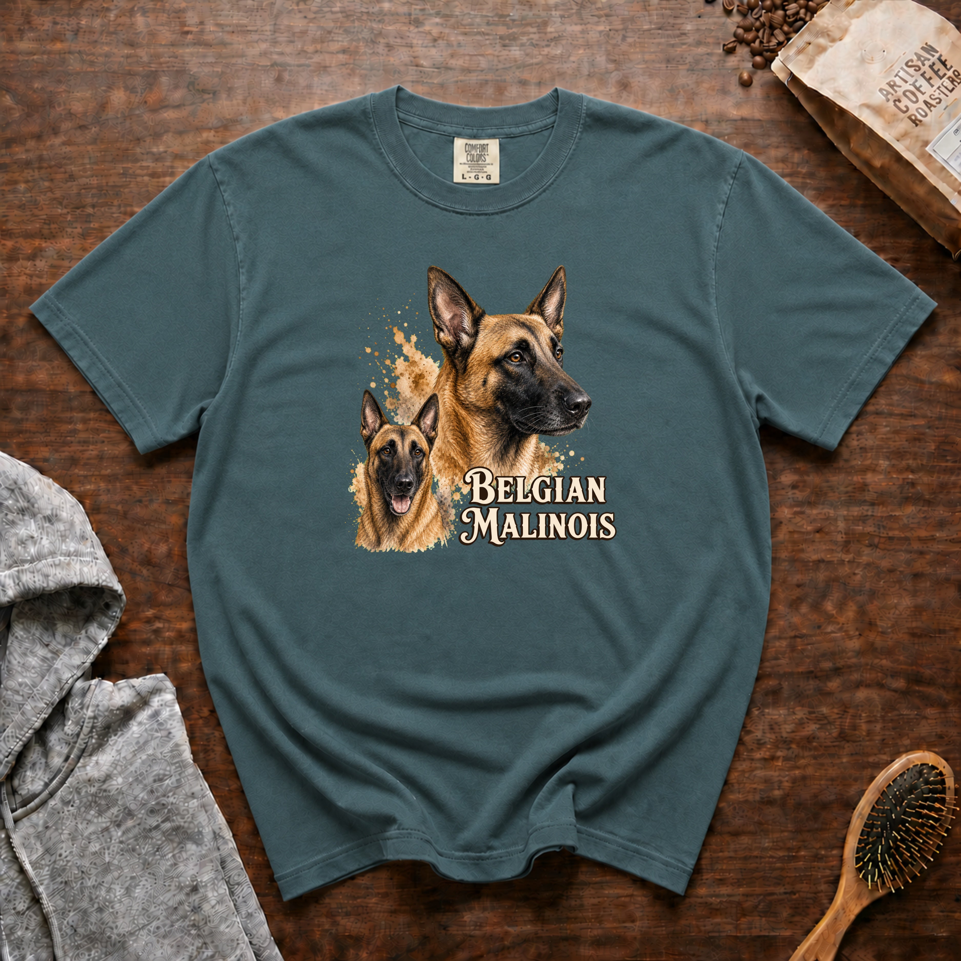 Belgian Malinois T-Shirt — Blue Spruce