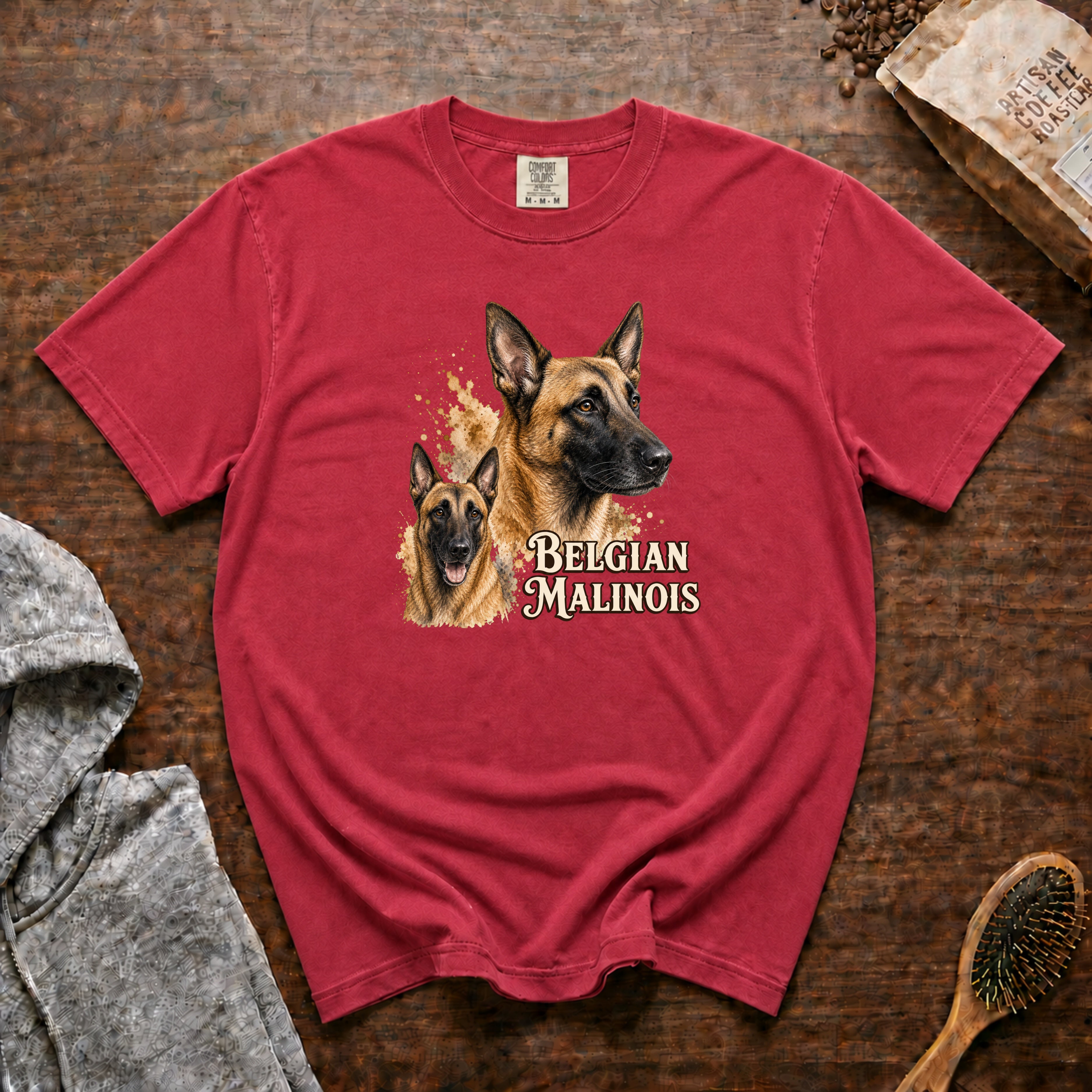Belgian Malinois T-Shirt — Crimson