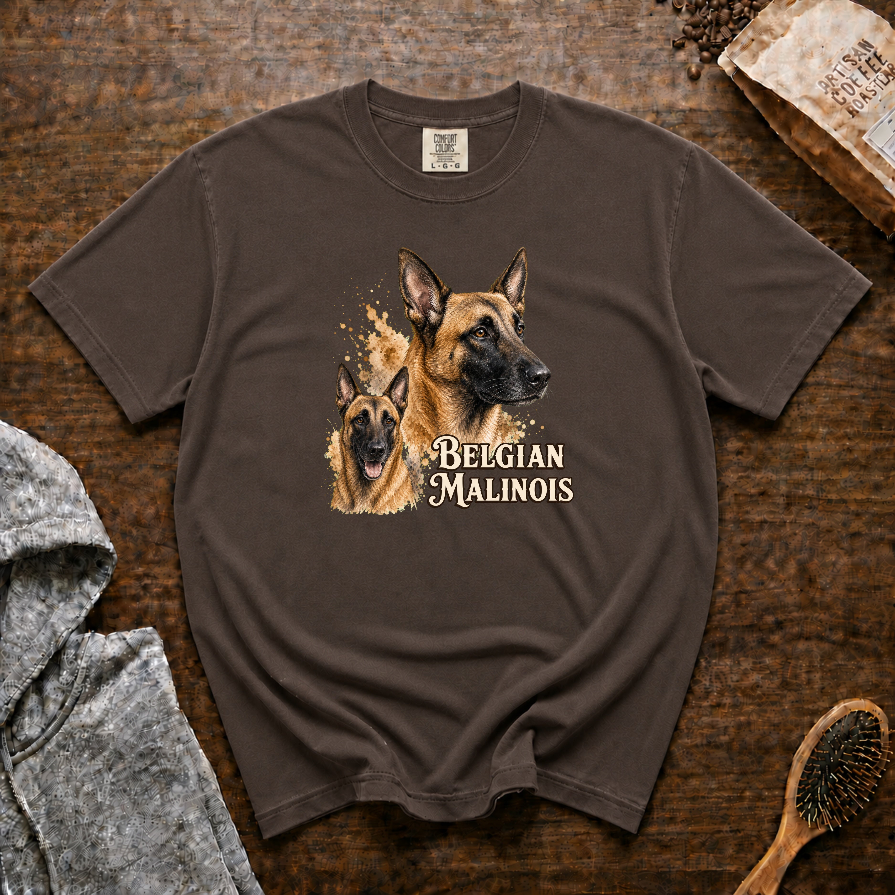 Belgian Malinois T-Shirt — Espresso