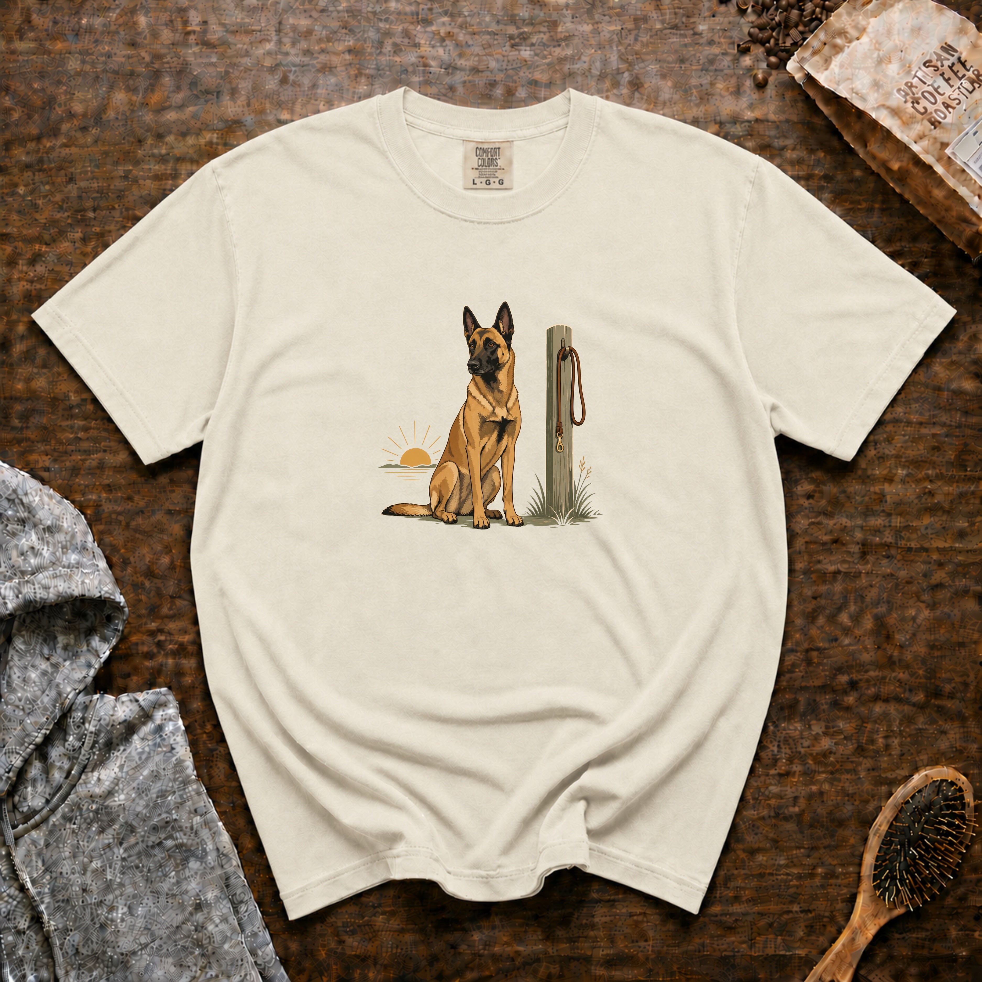 Belgian Malinois T-Shirt — Ivory