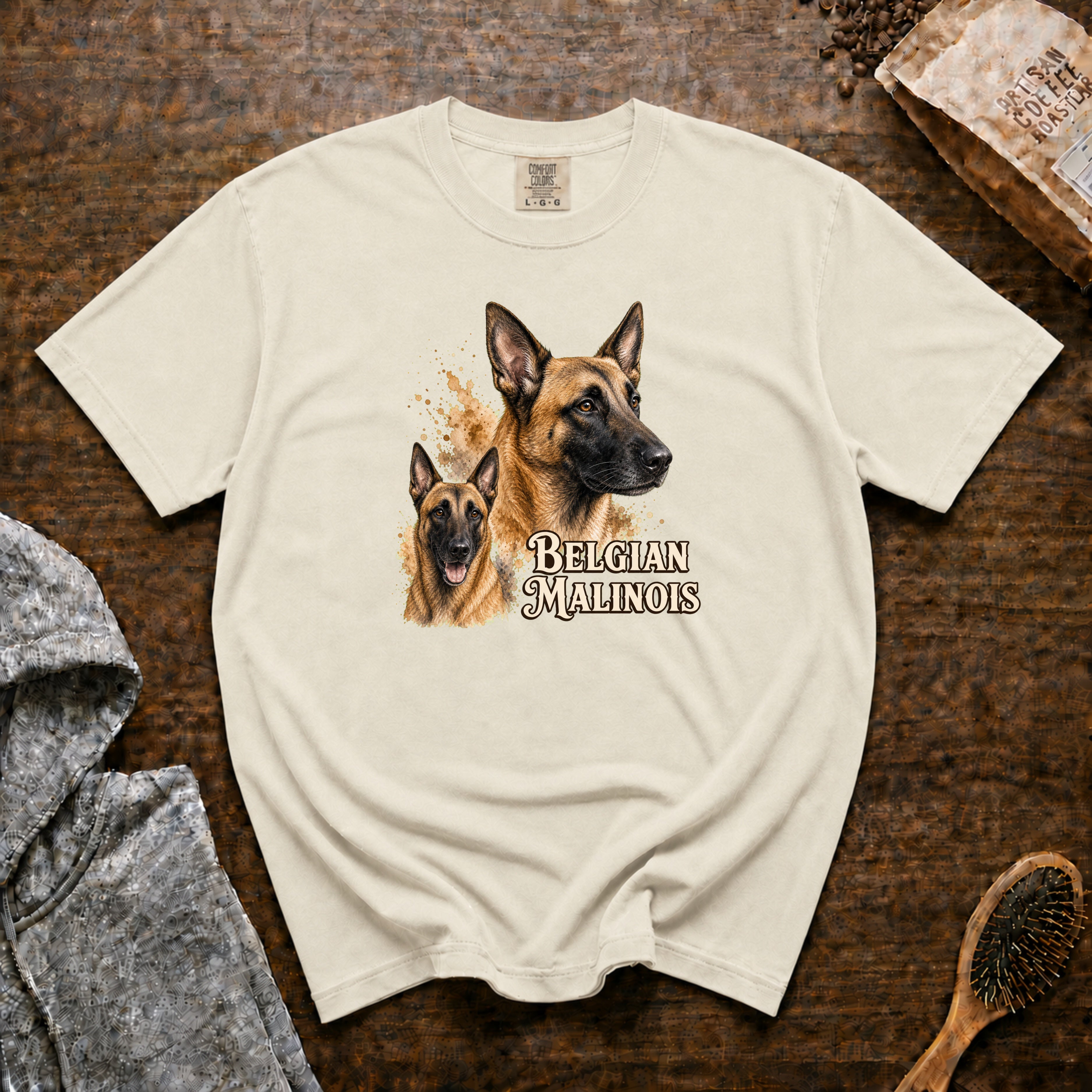 Belgian Malinois T-Shirt — Ivory