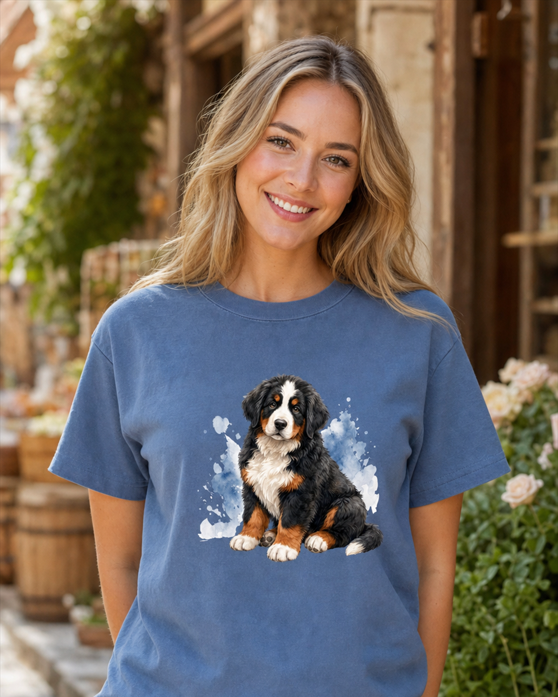 Bernese Gentle Giant T-Shirt | Bernese Mountain Dog Lover Tee