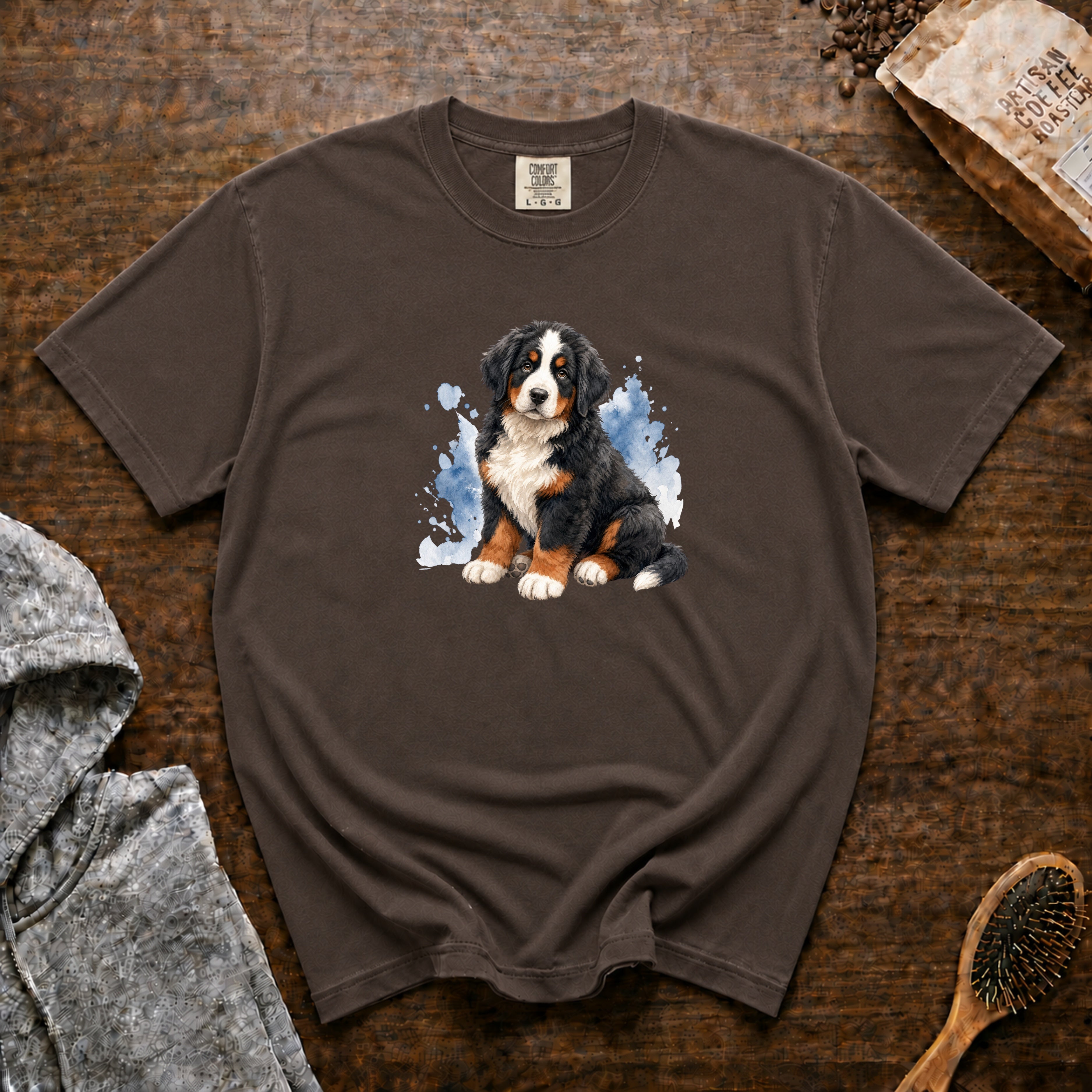 Bernese Gentle Giant T-Shirt — Espresso
