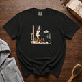 Bernese Mountain Dog Alpine Porch Mocha 1 T-Shirt — Black