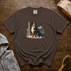 Bernese Mountain Dog Alpine Porch Mocha 1 T-Shirt — Espresso