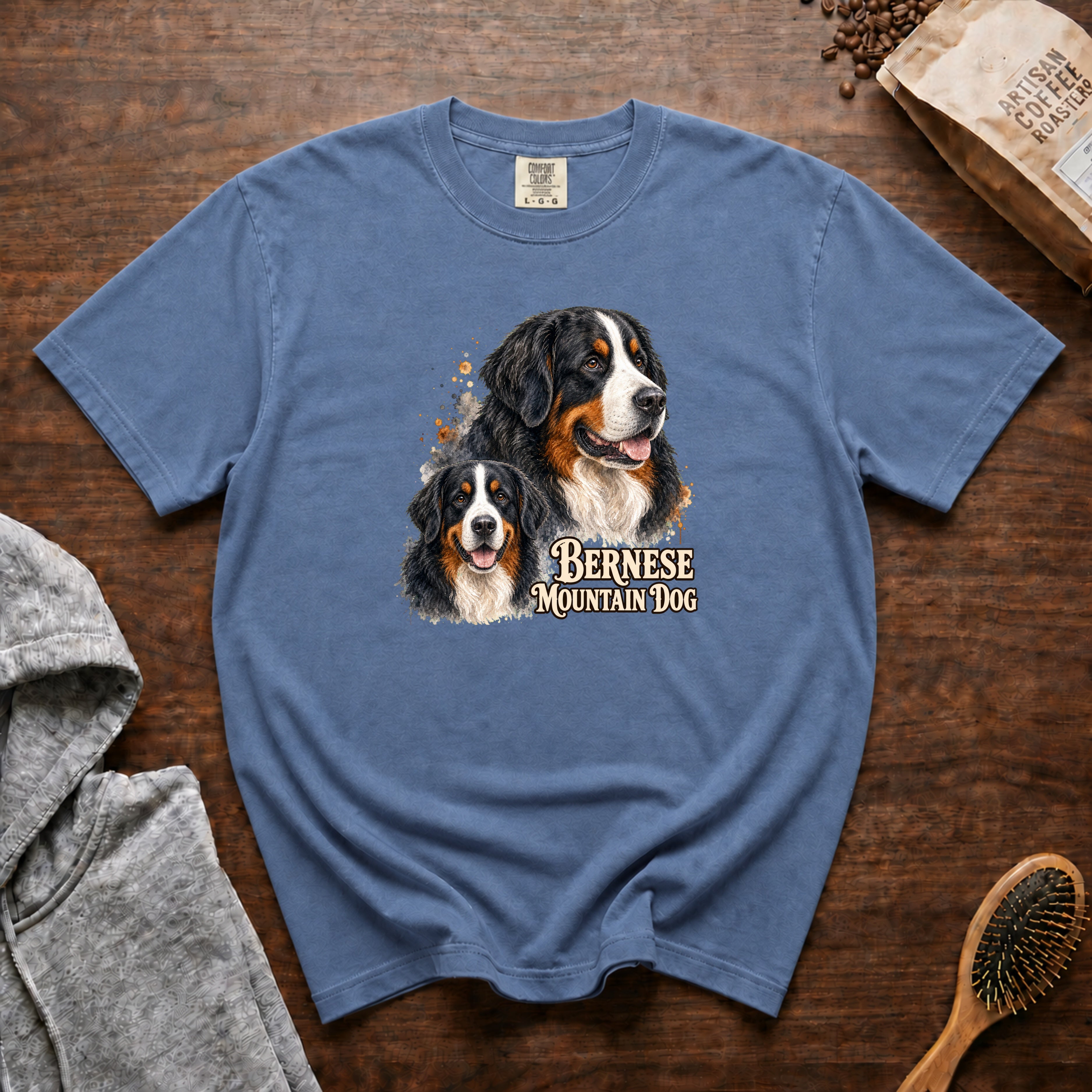 Bernese Mountain Dog T-Shirt — Blue Jean