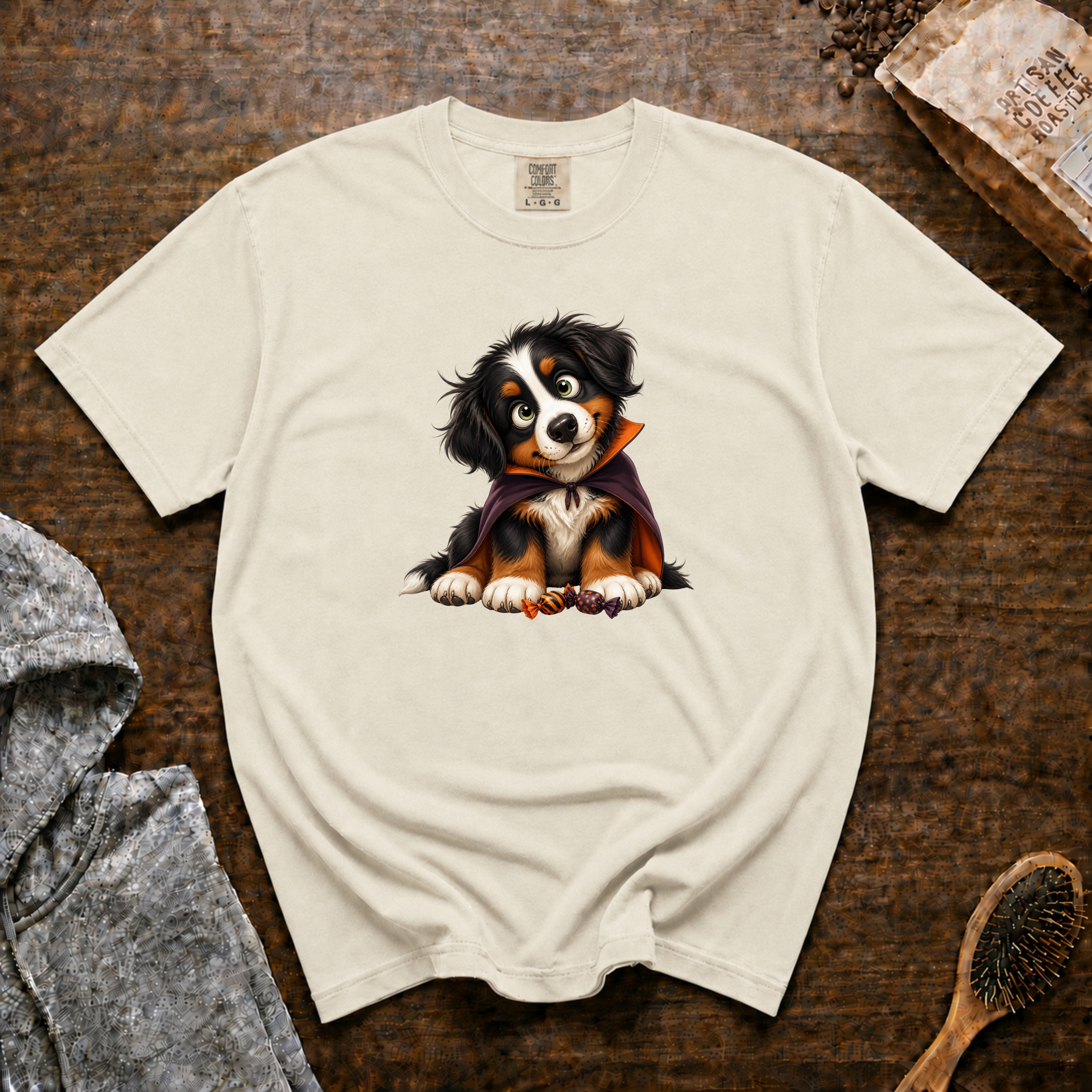 Bernese Mountain Dog T-Shirt — Ivory